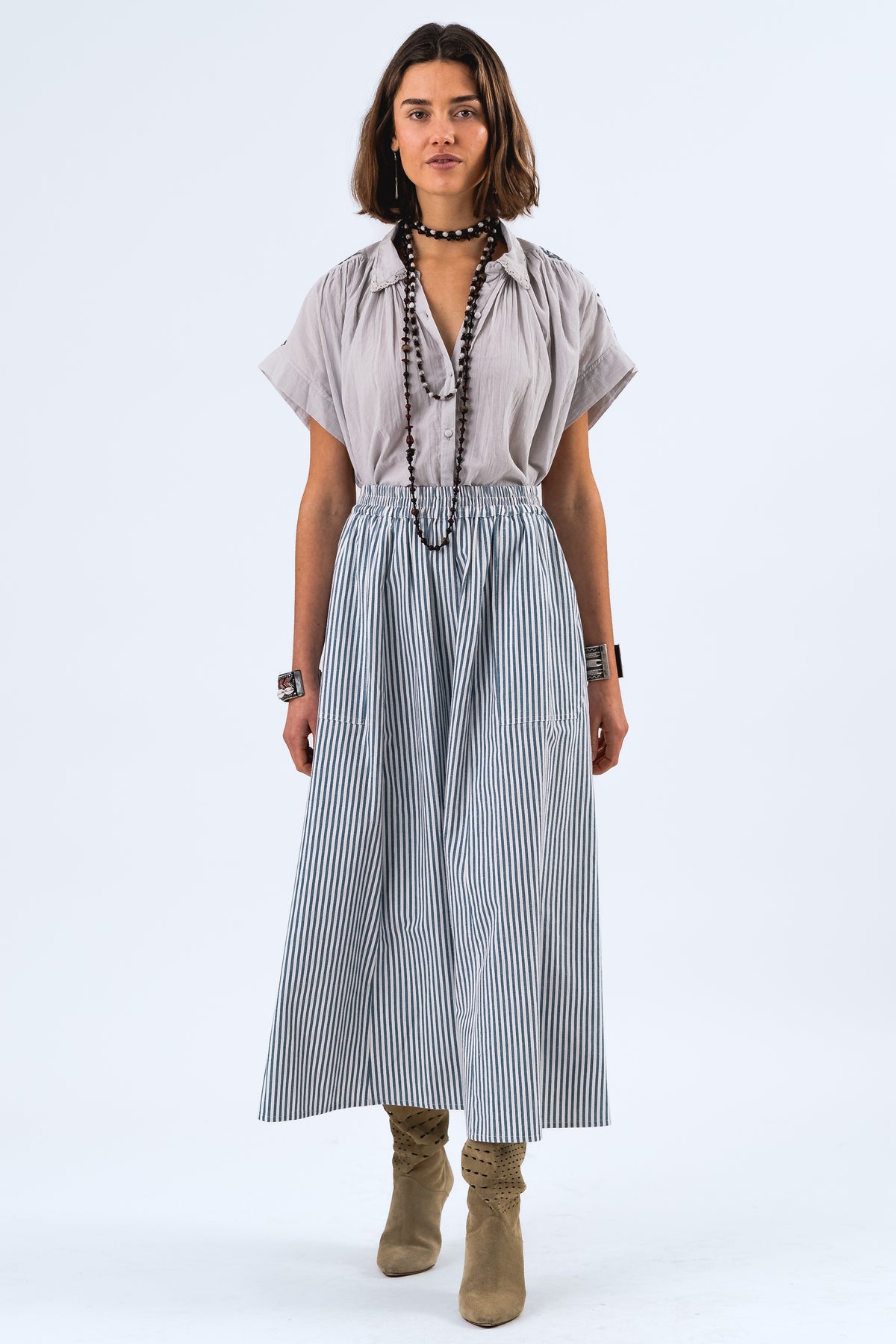 Lollys Laundry BadalLL Shirt Shirt 16 Anthracite Grey