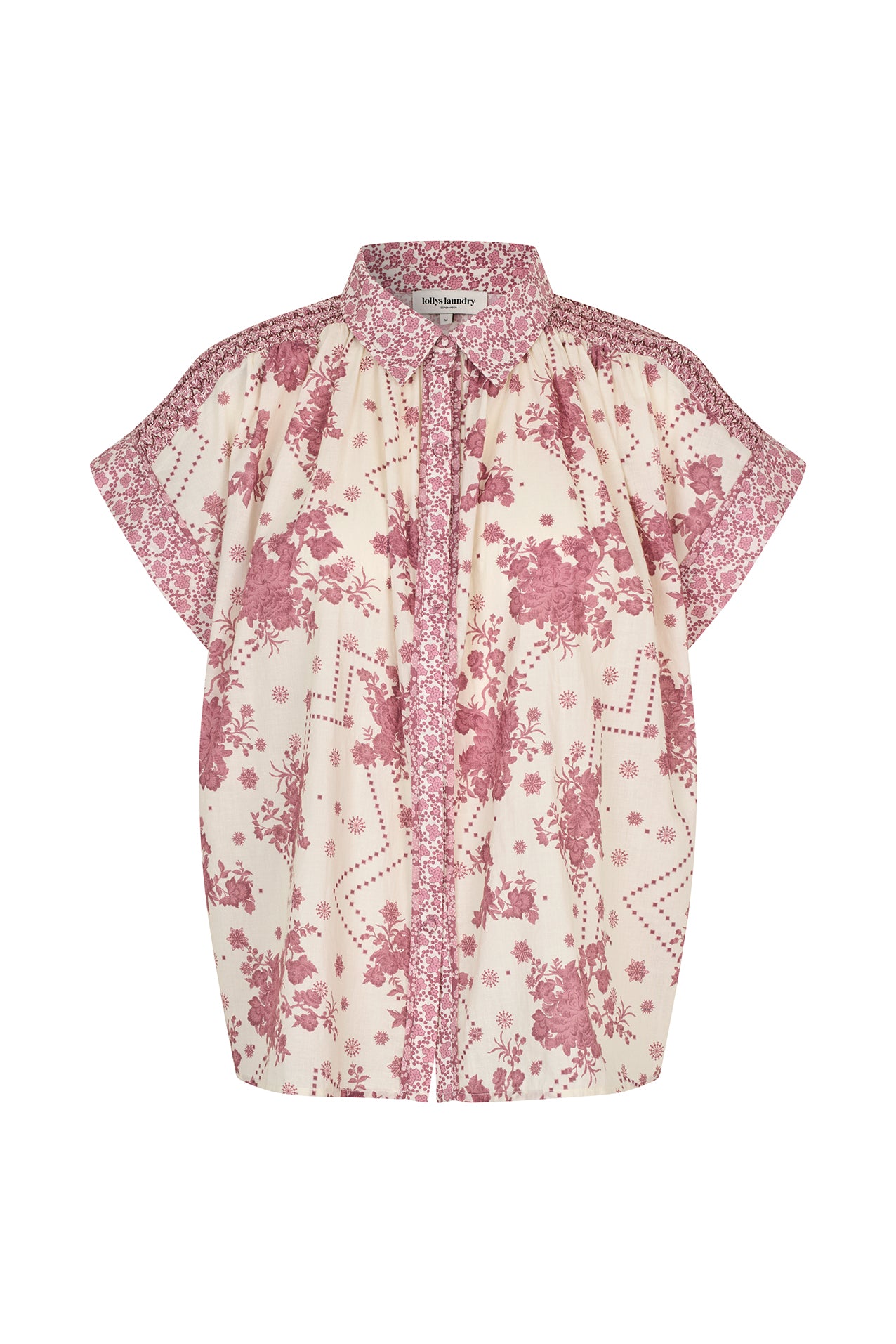 Lollys Laundry BadalLL Shirt SS Shirt 74 Flower Print