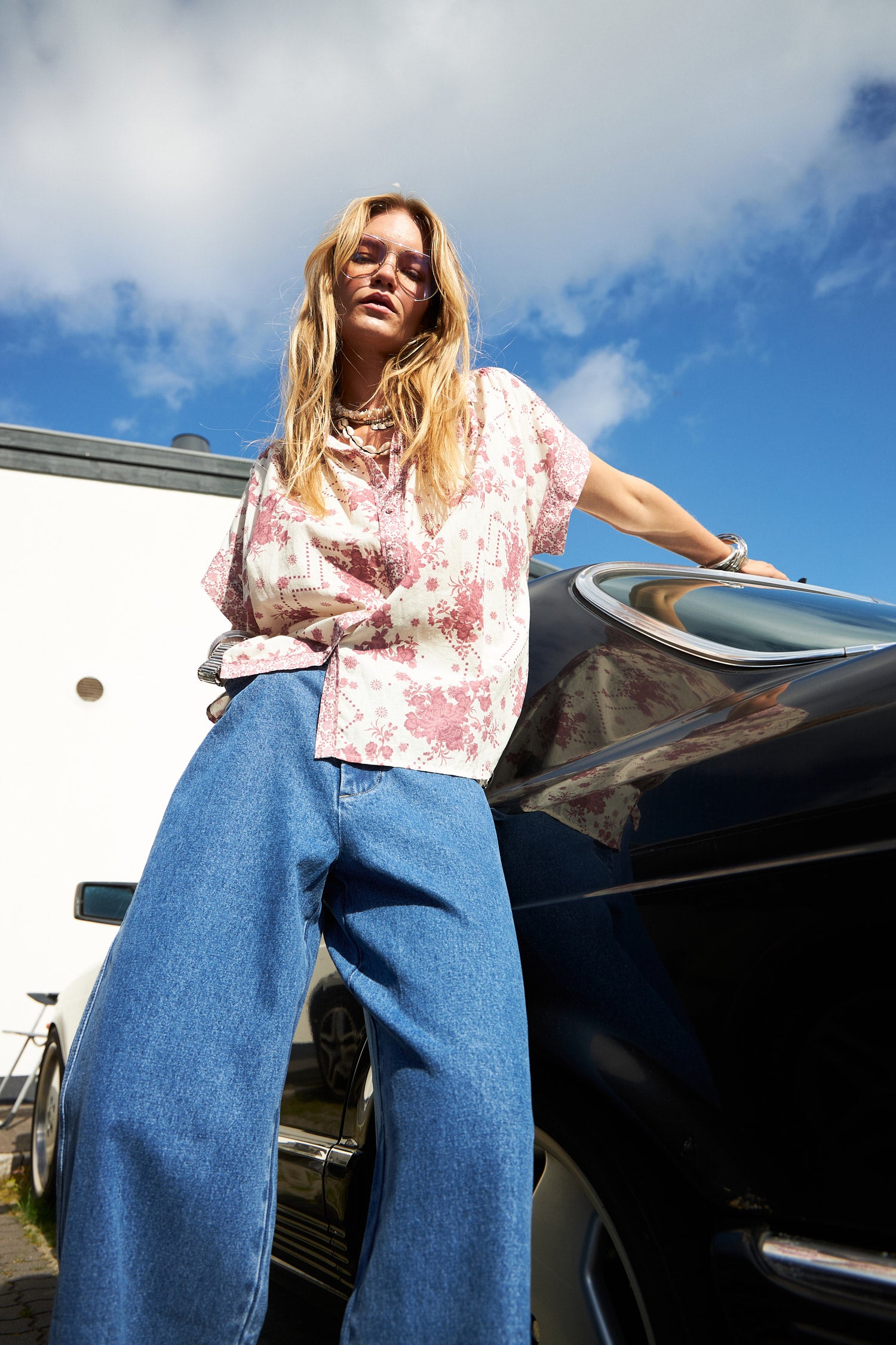 Lollys Laundry BadalLL Shirt SS Shirt 74 Flower Print