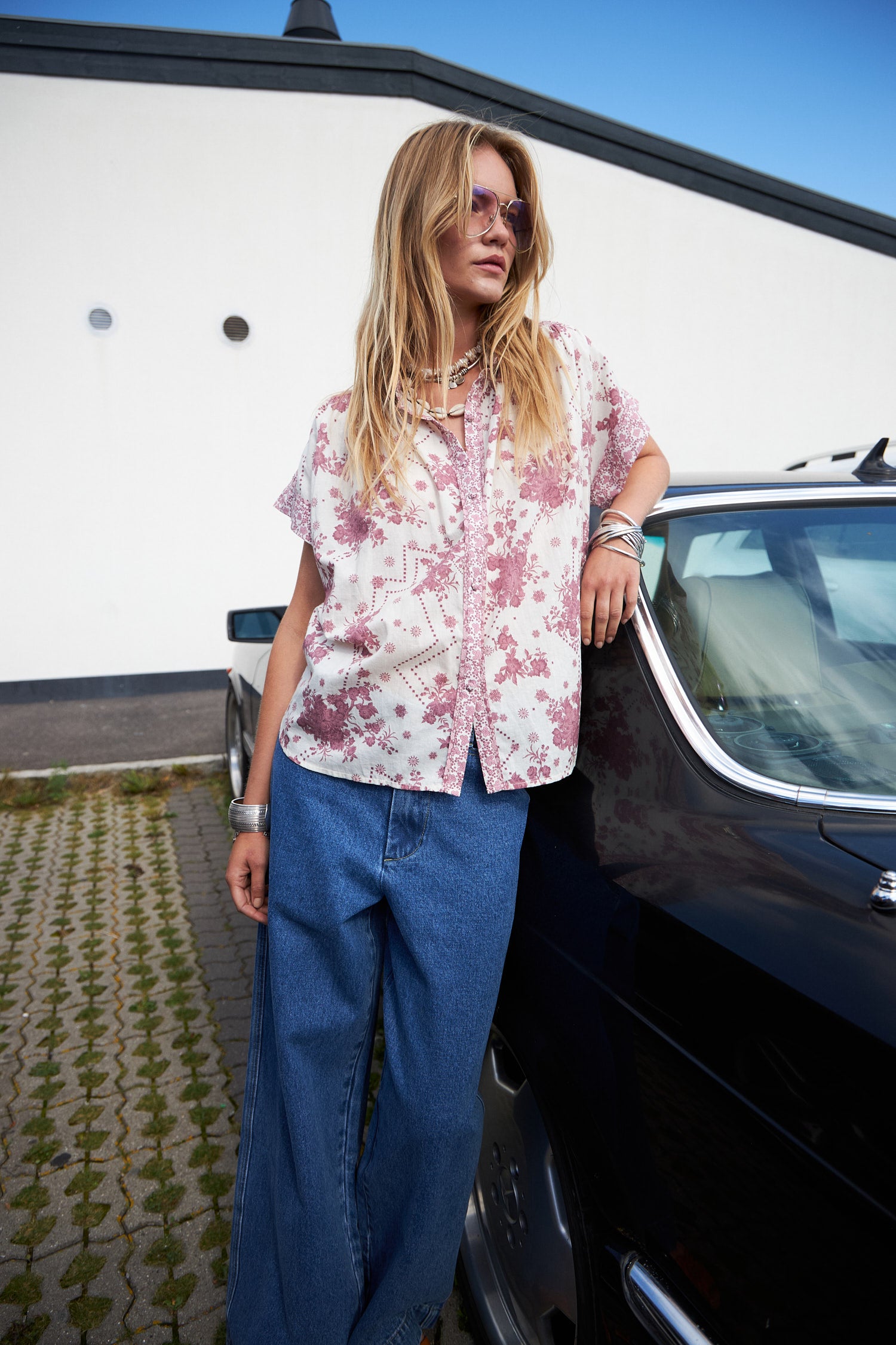 Lollys Laundry BadalLL Shirt SS Shirt 74 Flower Print