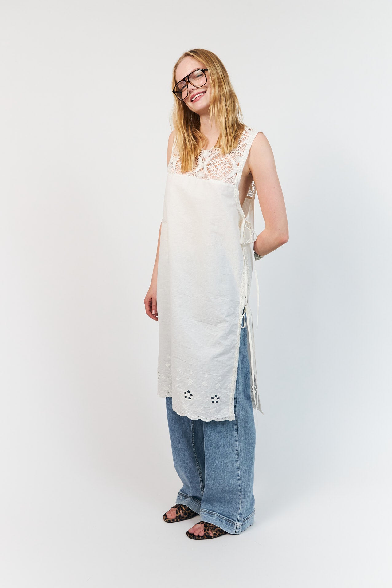 BelloLL Top Dress - White