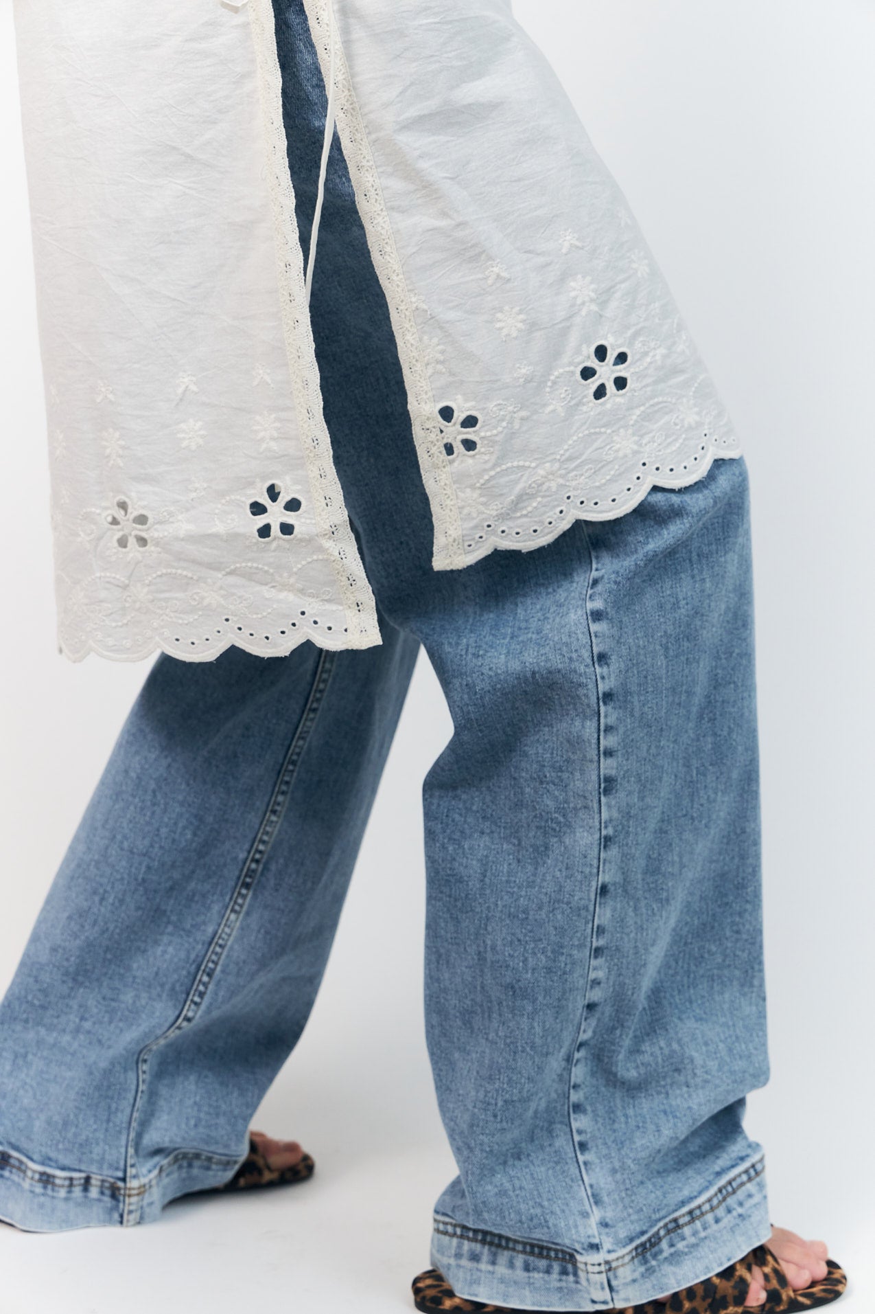 BelloLL Top Dress - White