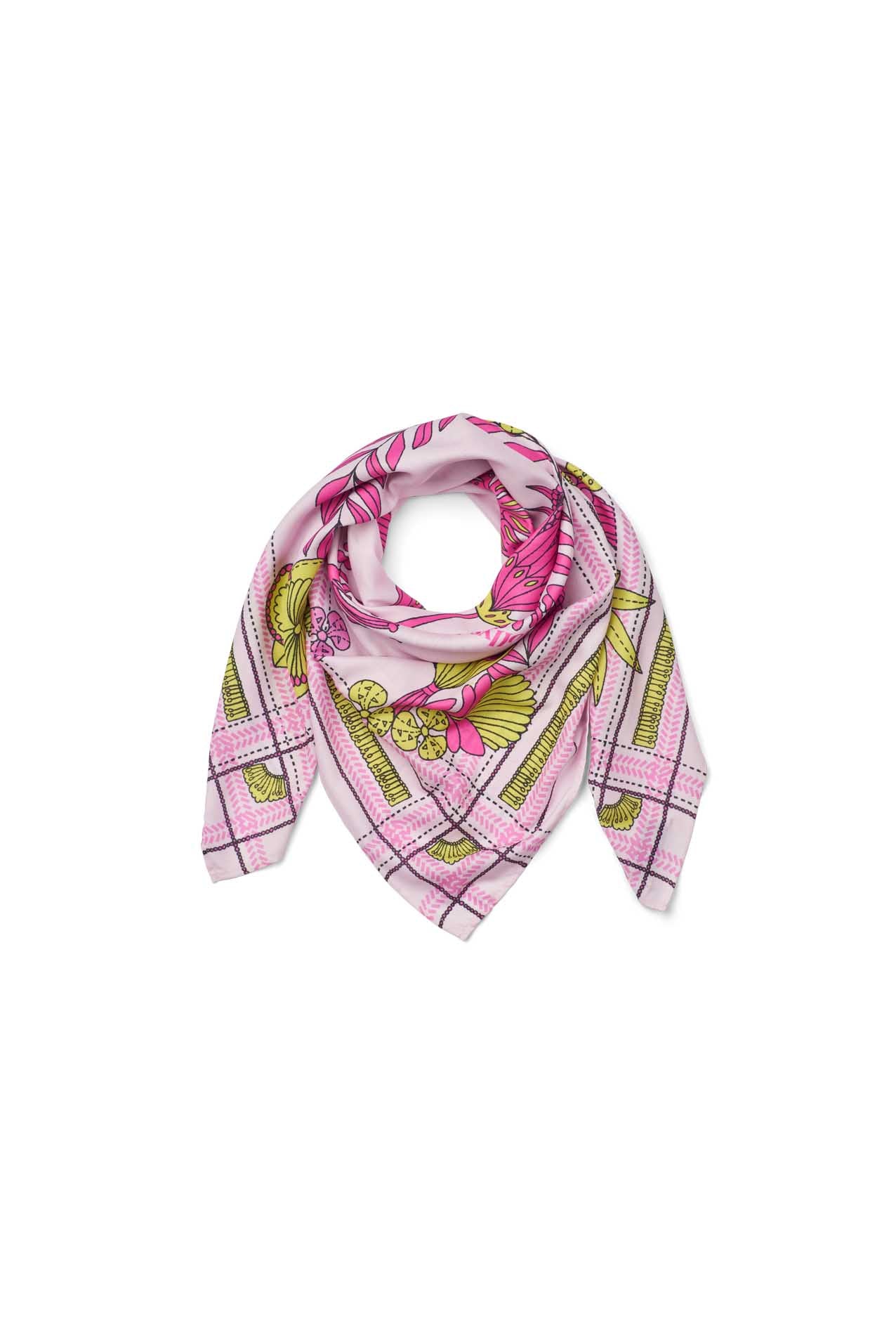 Lollys Laundry Big Scarf Accessories 51 Pink