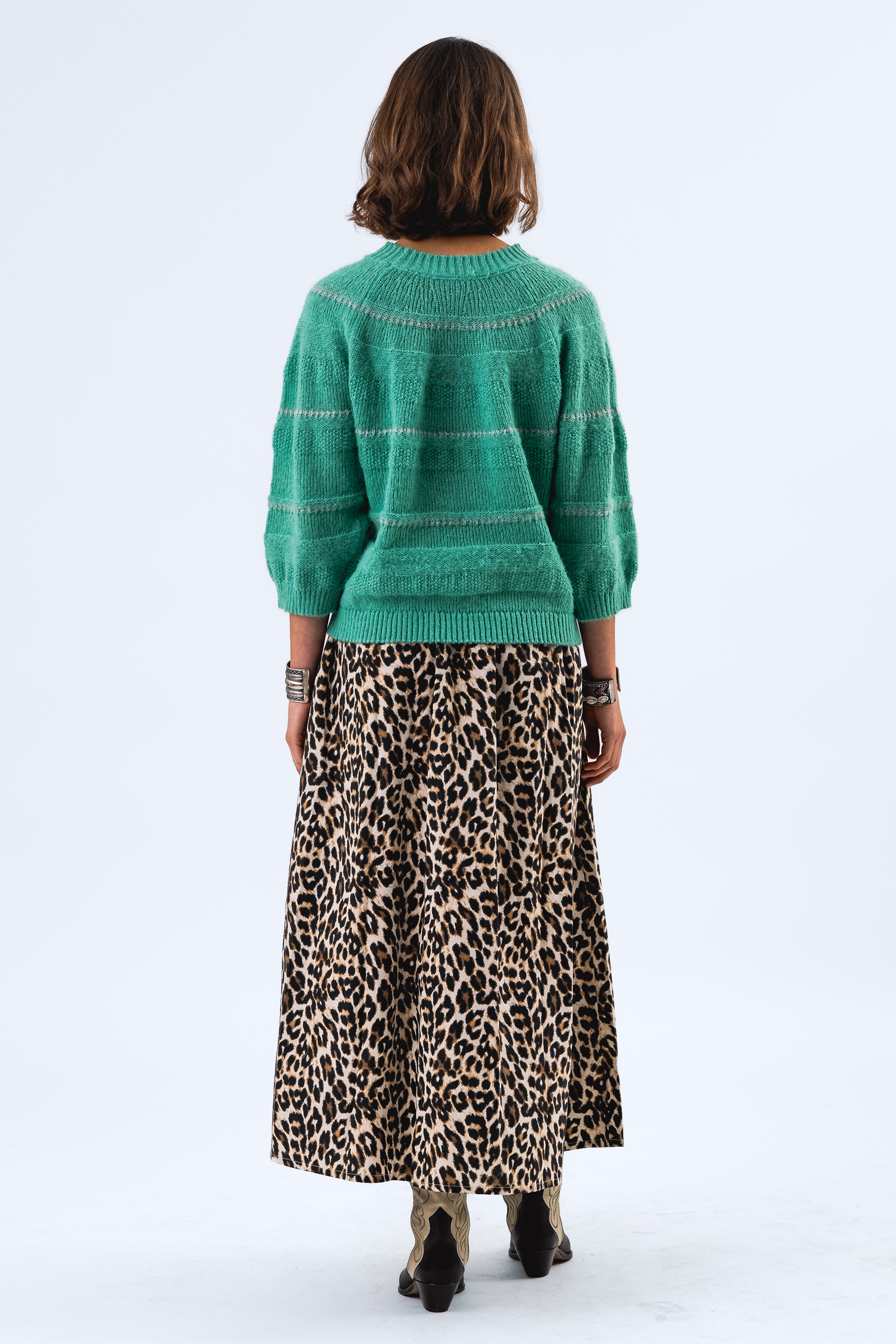 Lollys Laundry BjorkLL Jumper Knit 3/4 Jumper 91 Neon Green