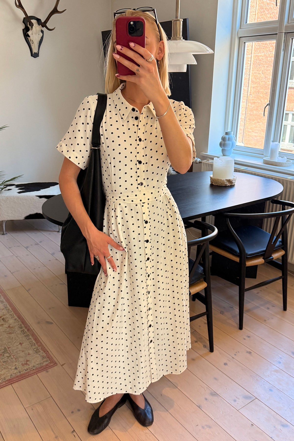 Lollys Laundry BlakeLL Midi Dress Dress 76 Dot Print