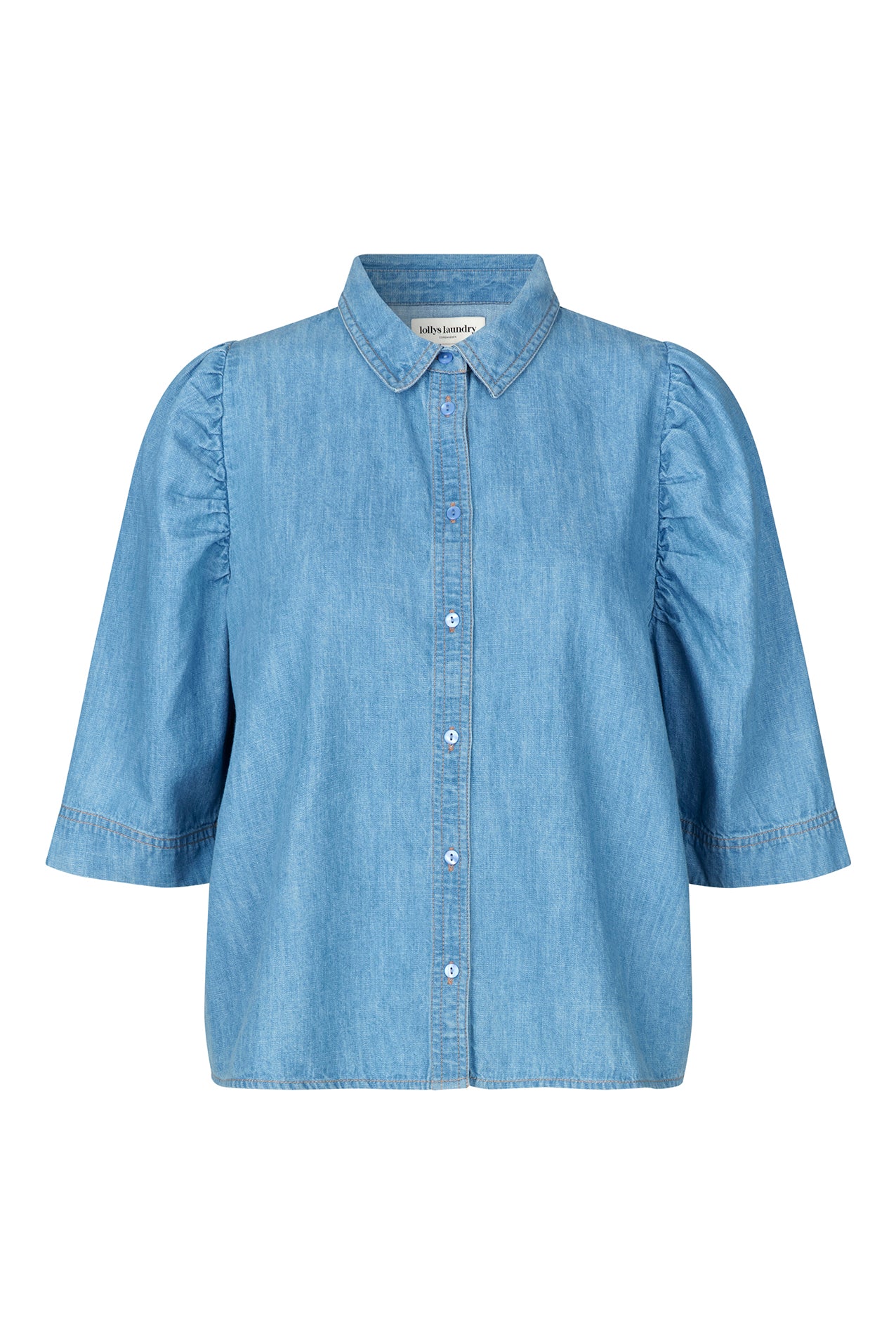 Lollys Laundry BonoLL Shirt SS Shirt 22 Light Blue