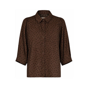 Lollys Laundry BonoLL Shirt SS Shirt  87 Dark Mokka