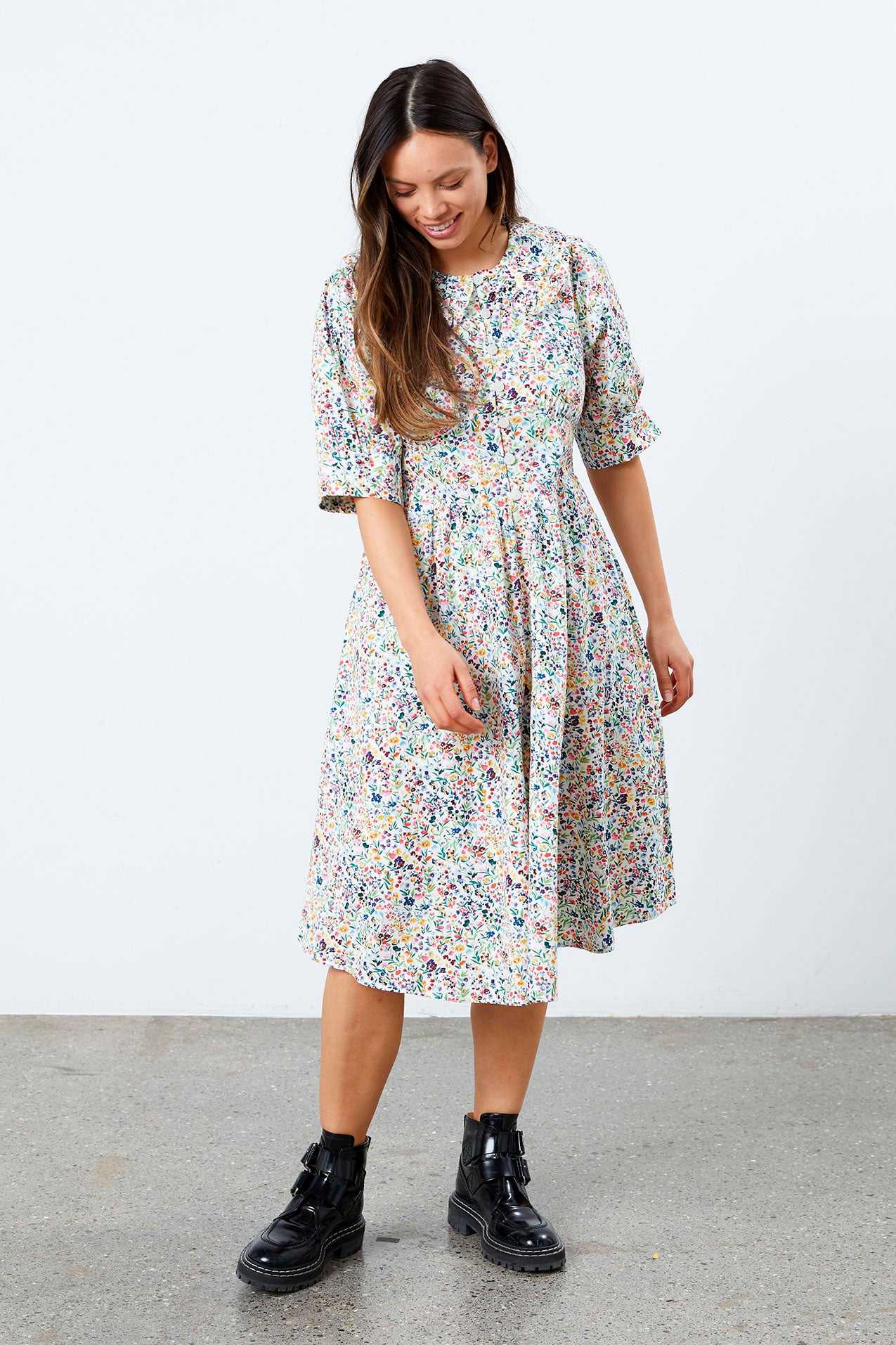 Lollys Laundry Boston Dress Dress 74 Flower Print