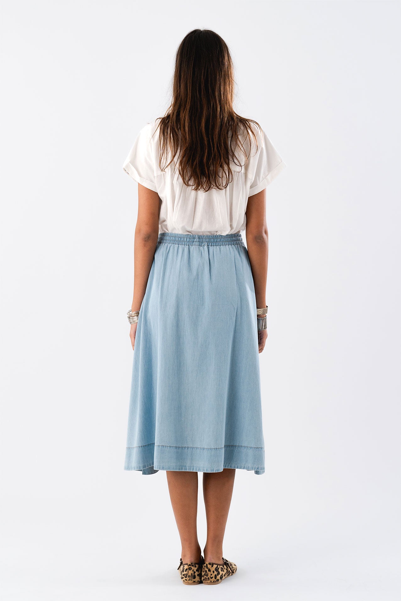 Lollys Laundry BristolLL Midi Skirt Skirt 20 Blue