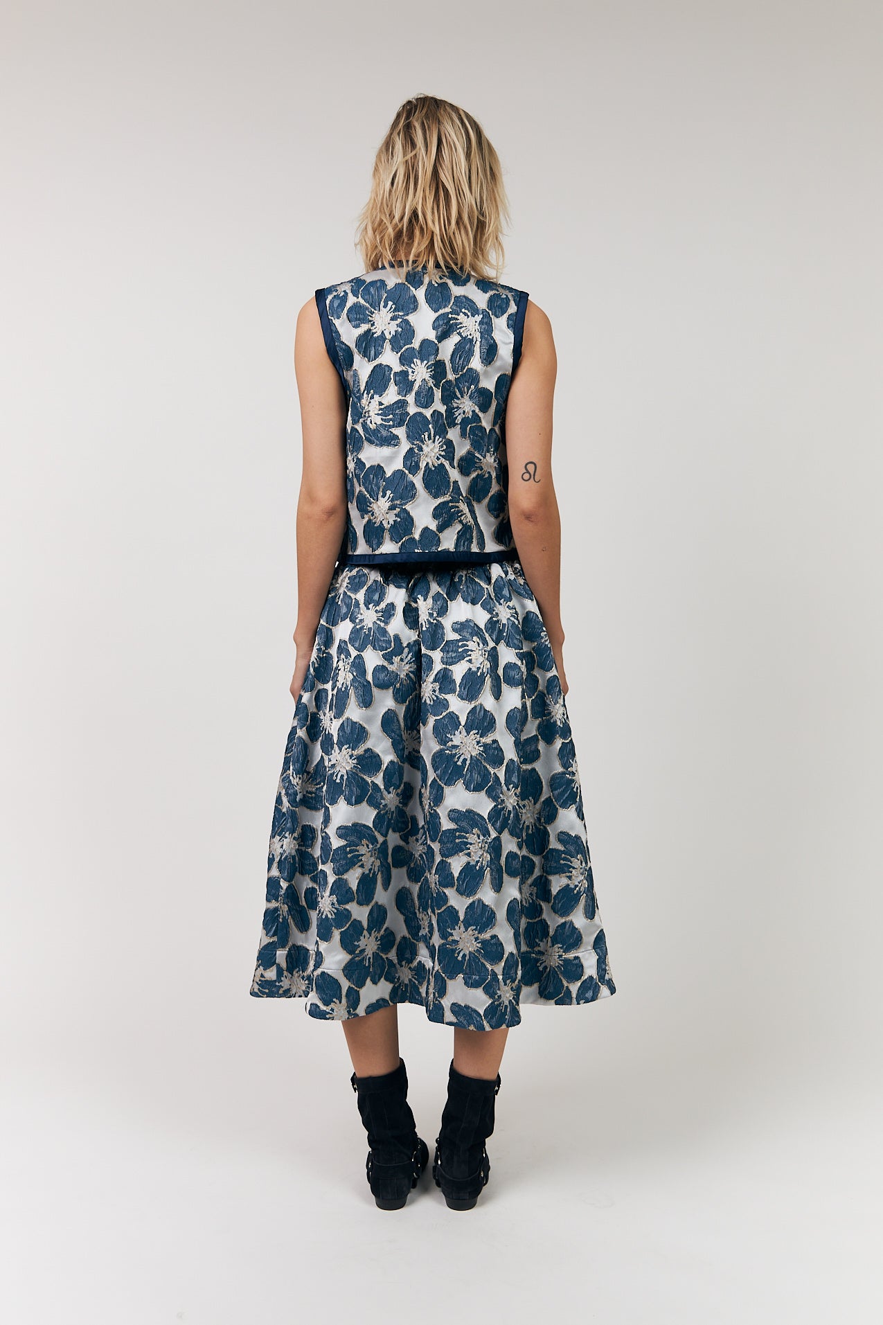 BristolLL Midi Skirt - Blue