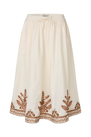 Lollys Laundry BristolLL Midi Skirt Skirt 02 Creme