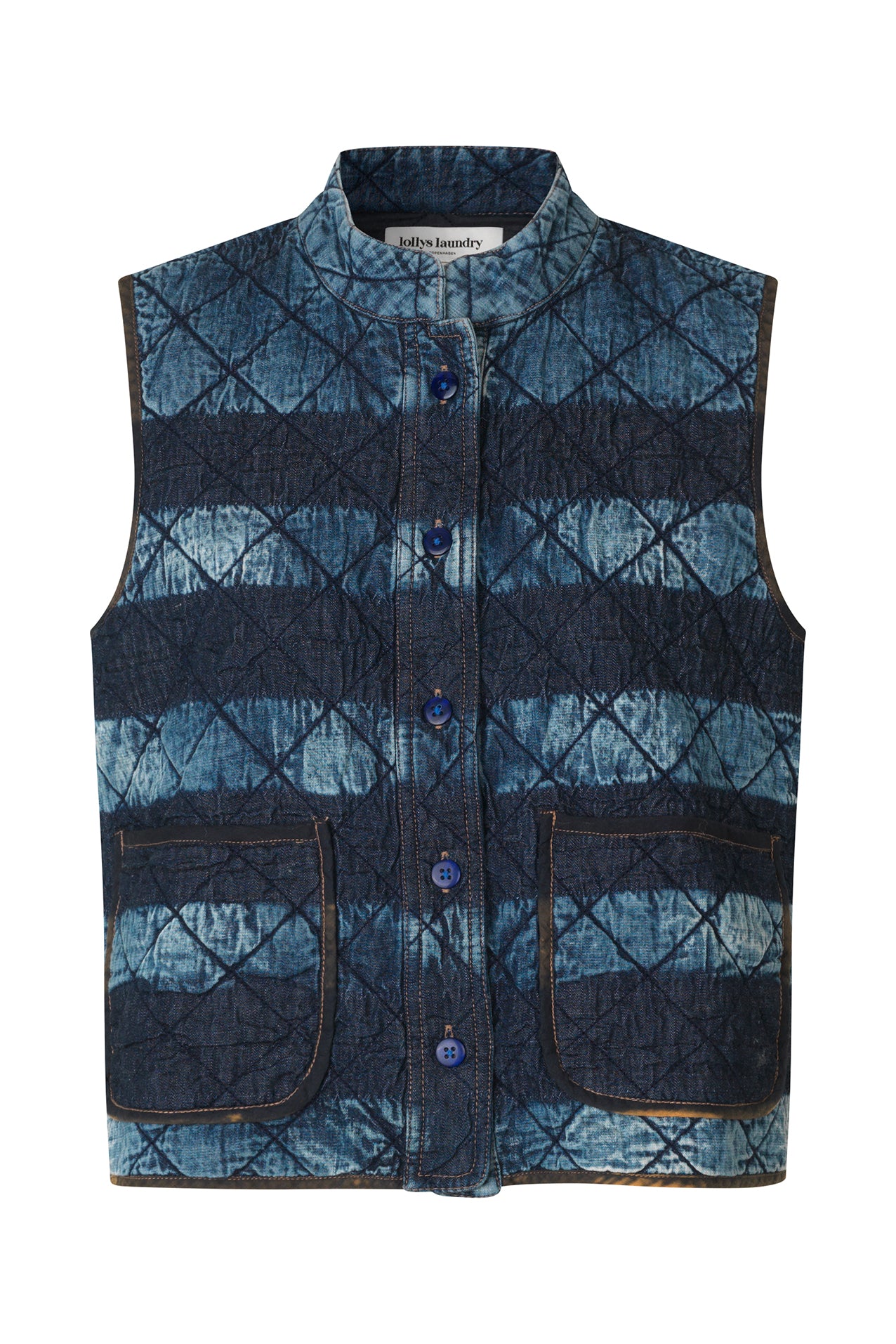 Lollys Laundry CairoLL Quilted Vest Vest 20 Blue