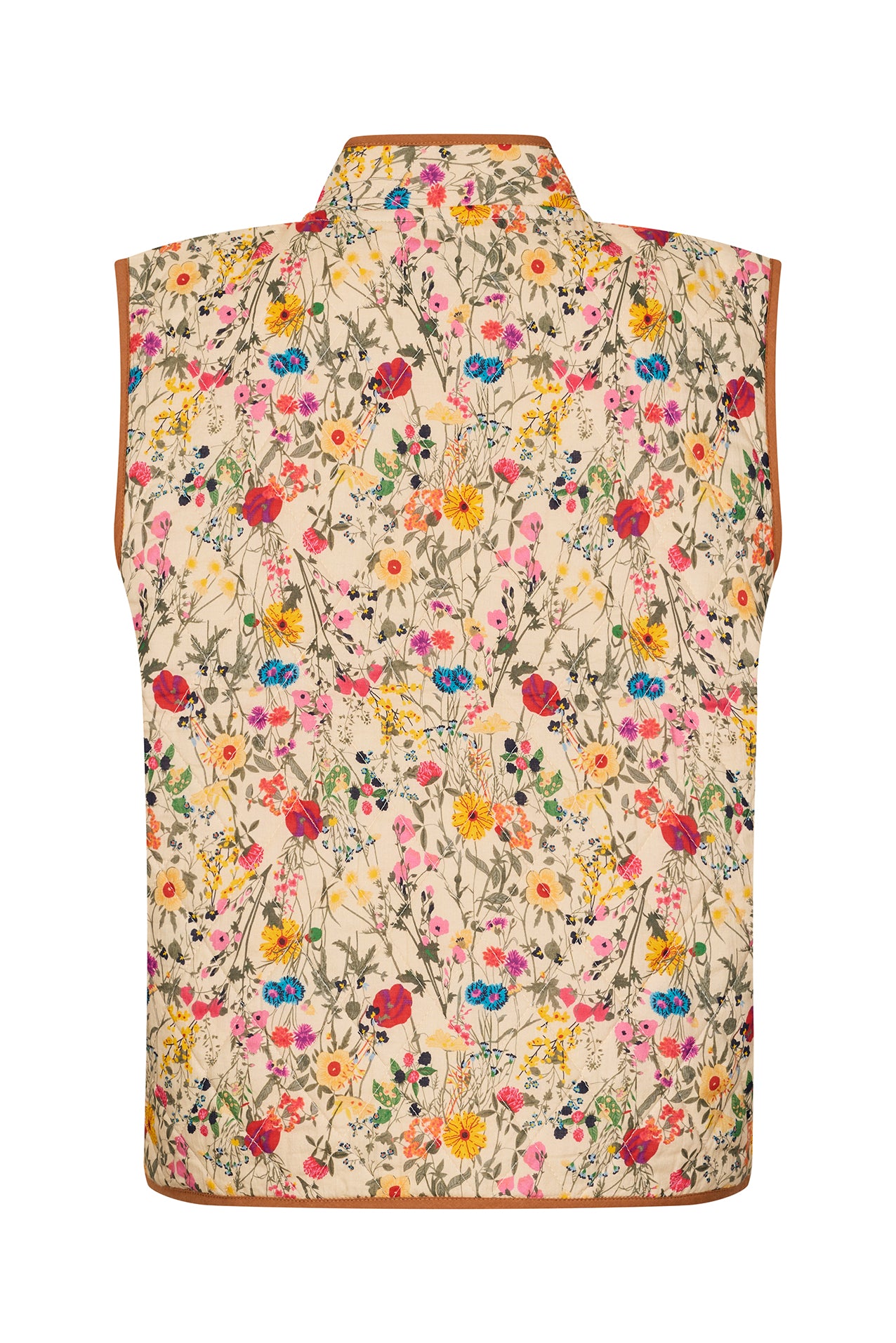CairoLL quilted vest with floral print | Lollys Laundry