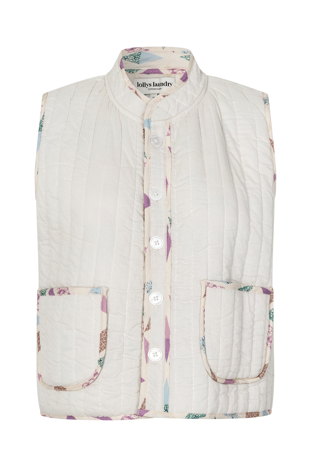 CairoLL quilted vest with floral print | Lollys Laundry