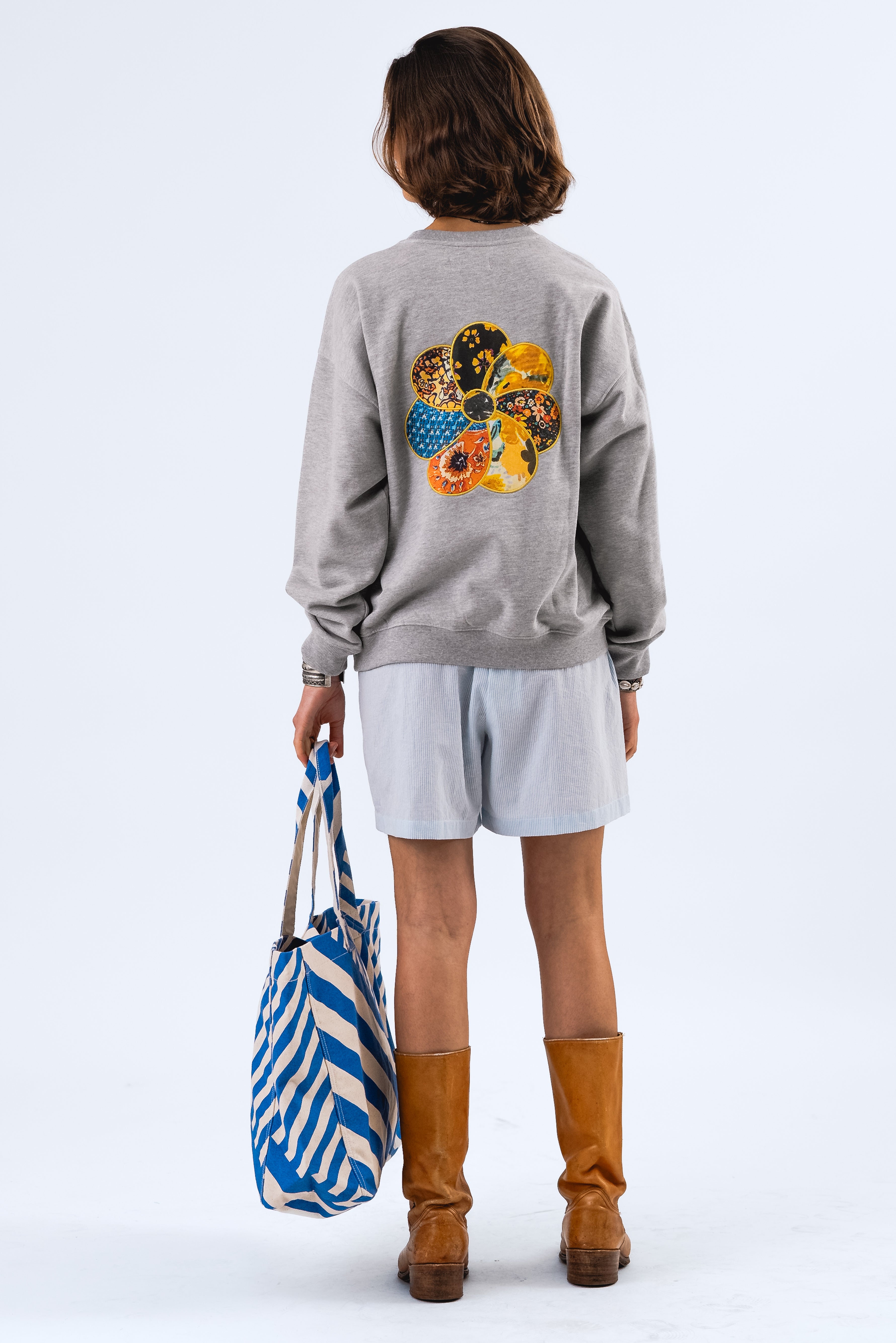 Lollys Laundry CaliforniaLL Sweatshirt Sweatshirt 13 Light Grey Melange