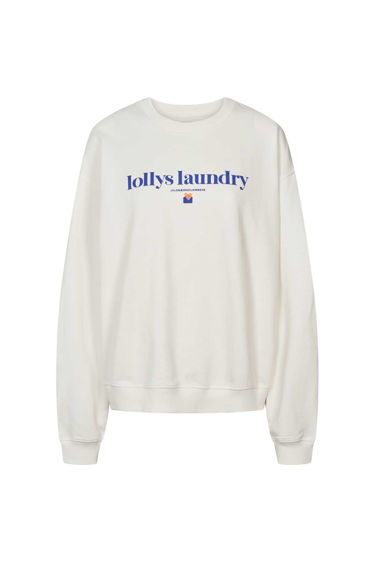 Lollys Laundry California Julemærke Sweat Sweatshirt 02 Creme