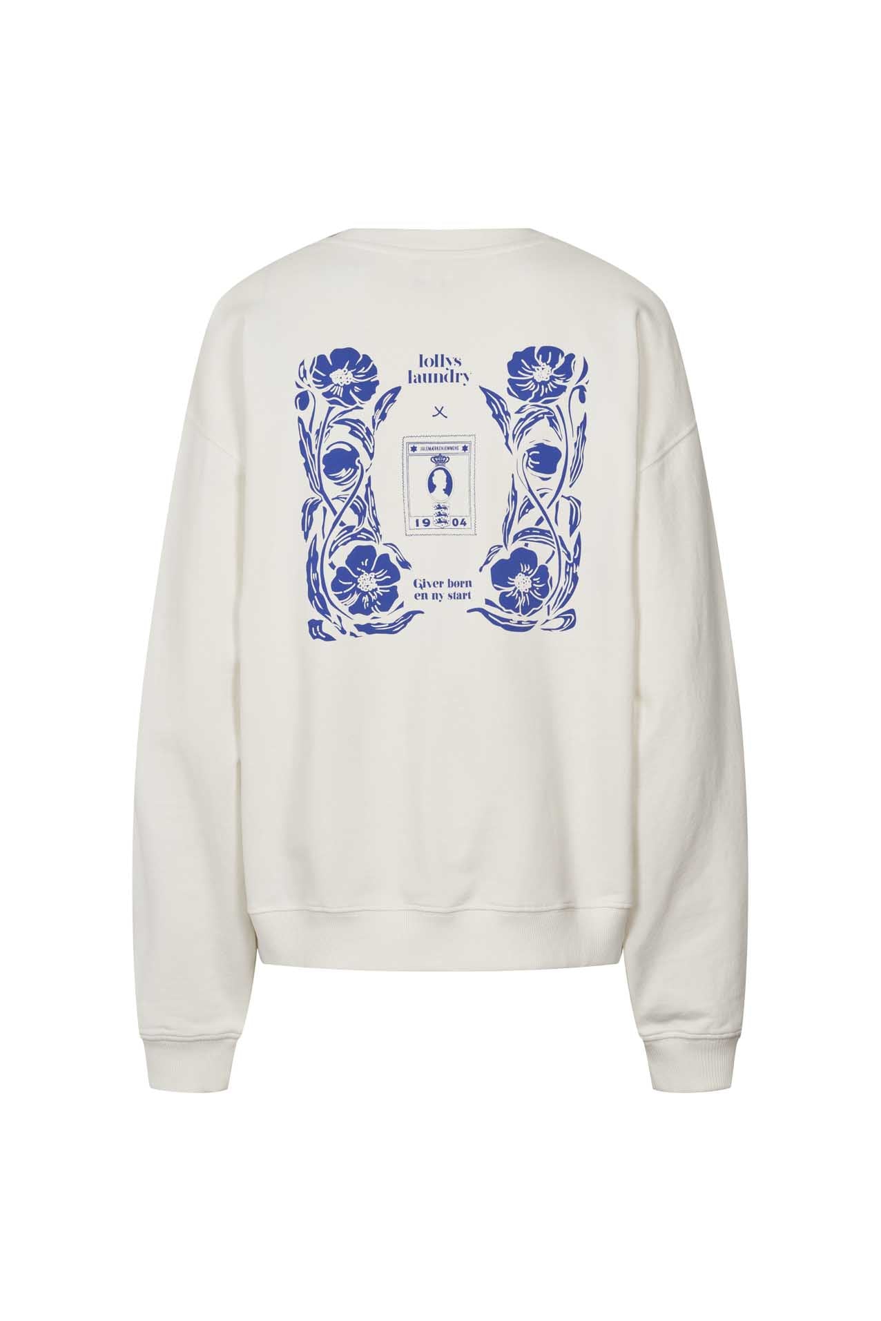 Lollys Laundry California Julemærke Sweat Sweatshirt 02 Creme