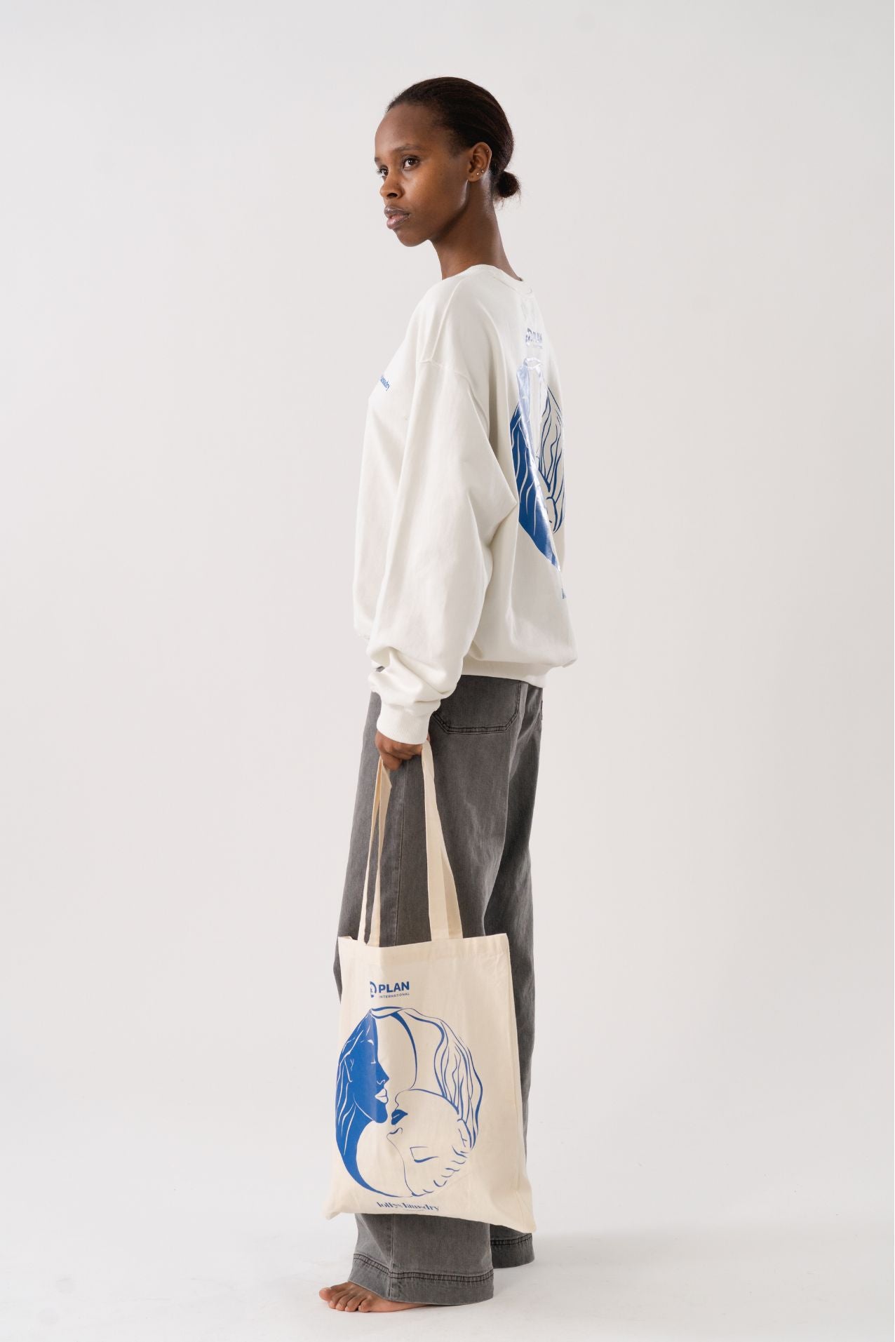 Lollys Laundry California Logo Sweat Plan International Sweatshirt 02 Creme