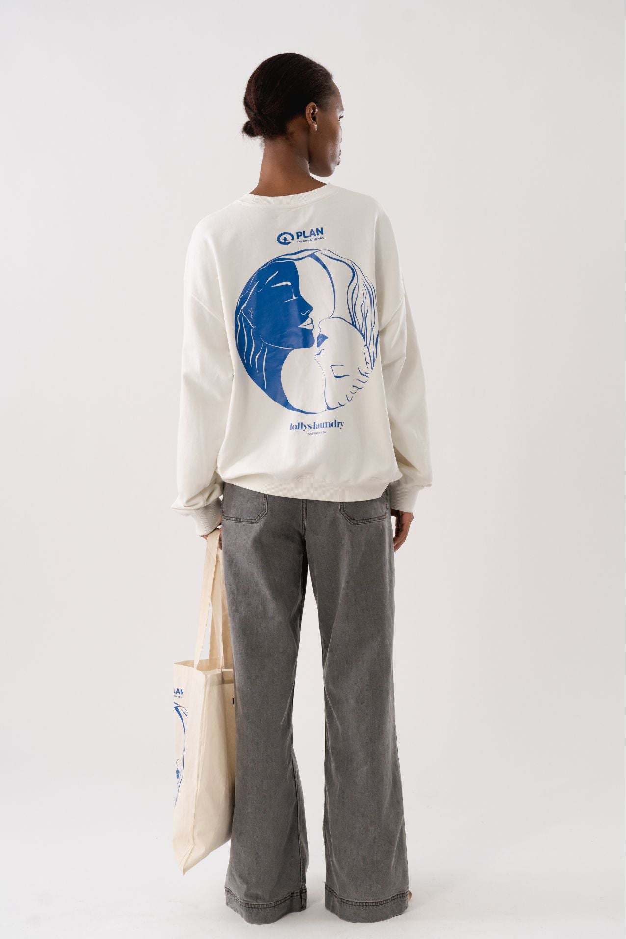 Lollys Laundry California Logo Sweat Plan International Sweatshirt 02 Creme