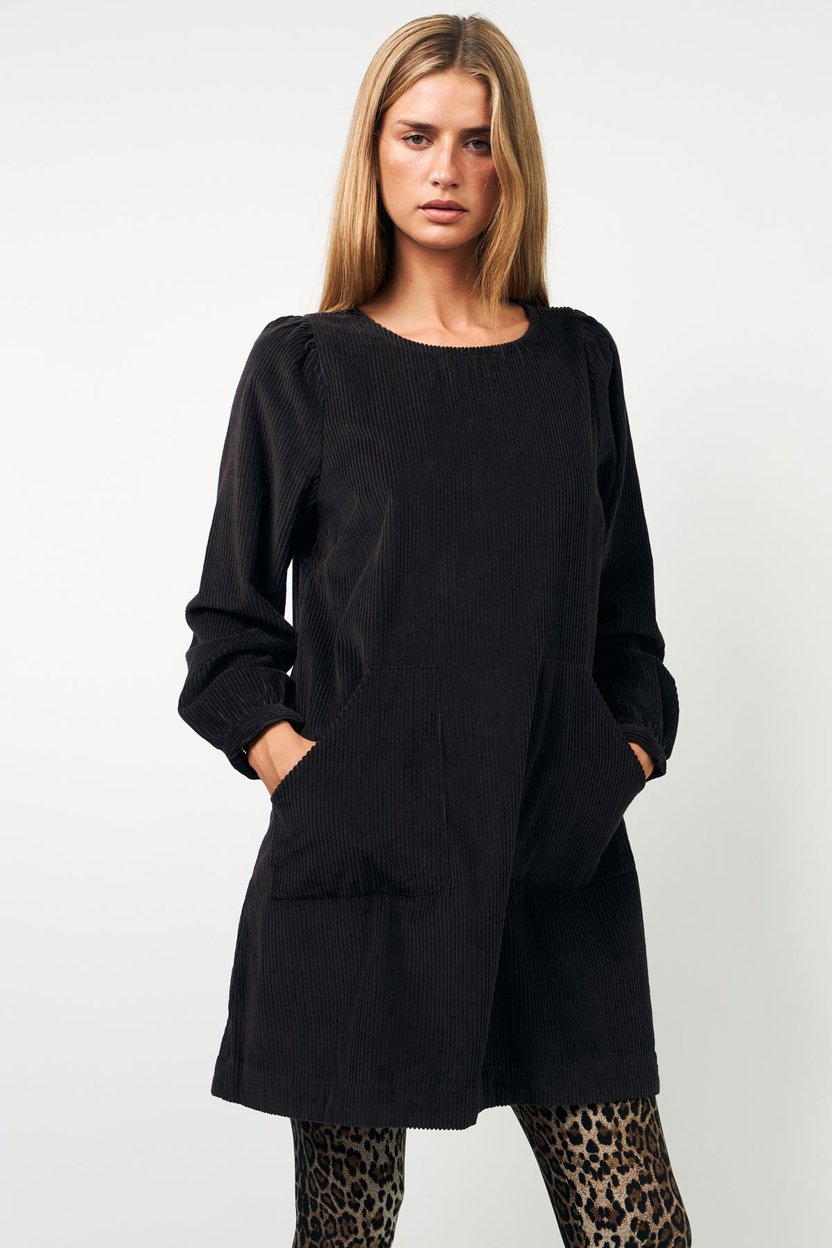 Lollys Laundry CarlaLL Short Dress Dress 87 Dark Mokka