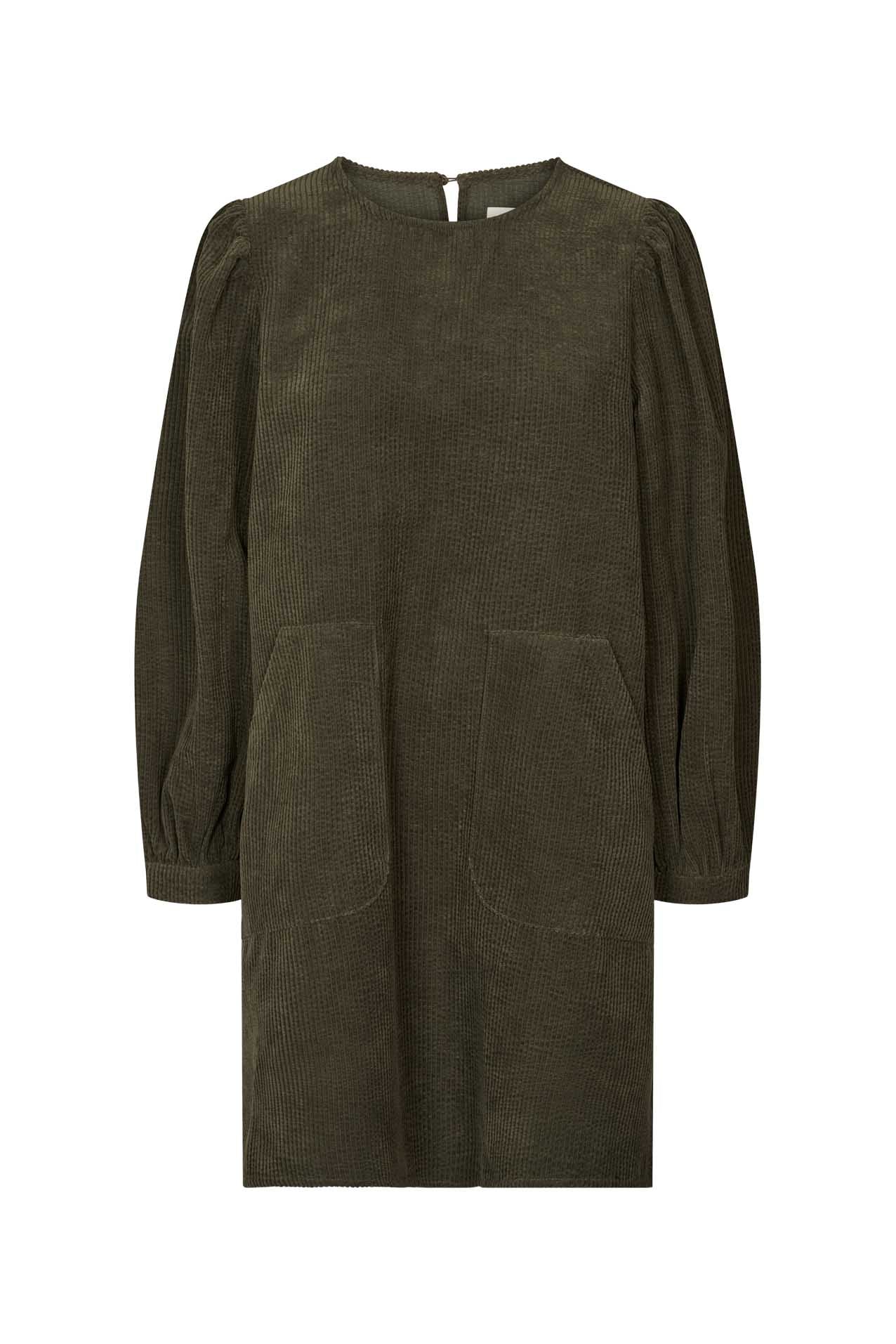 Carla Dress - Dusty Green