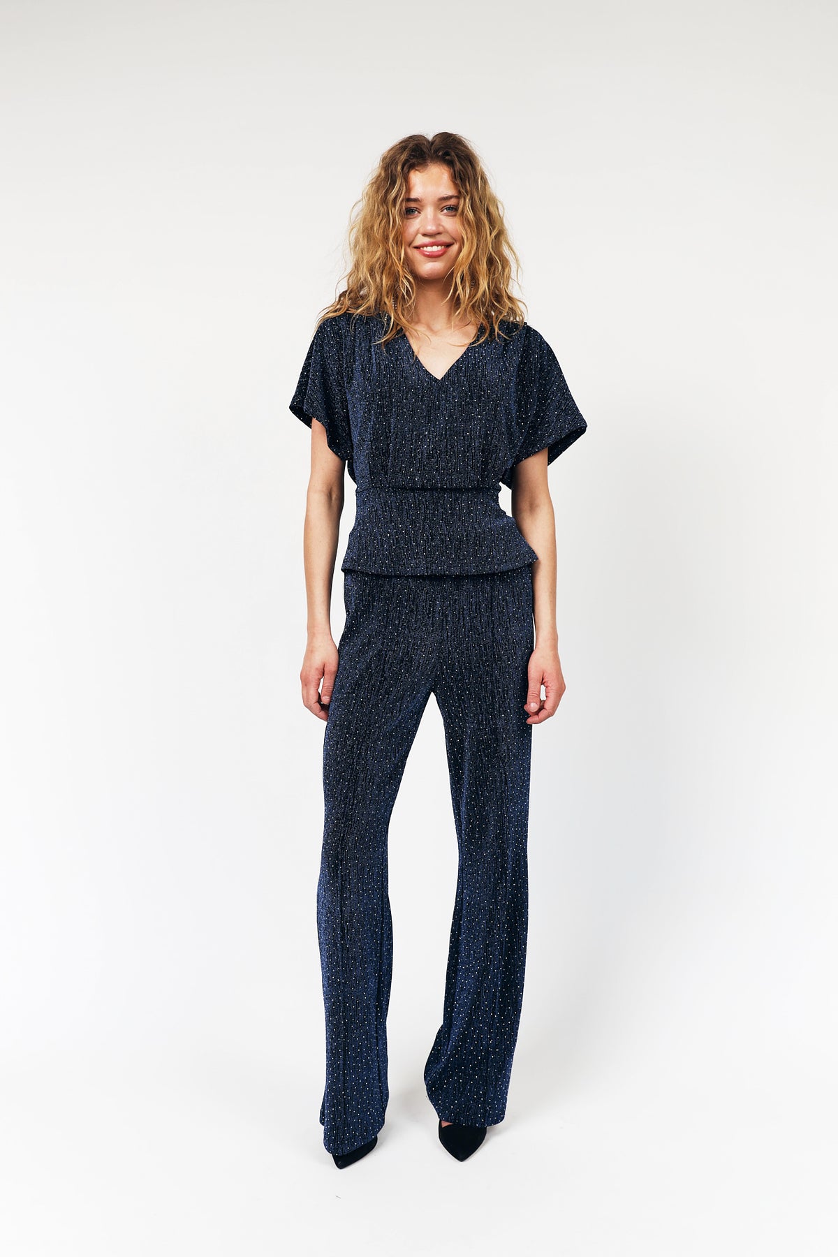 Lollys Laundry CaseyLL Pants Pants  23 Dark Blue