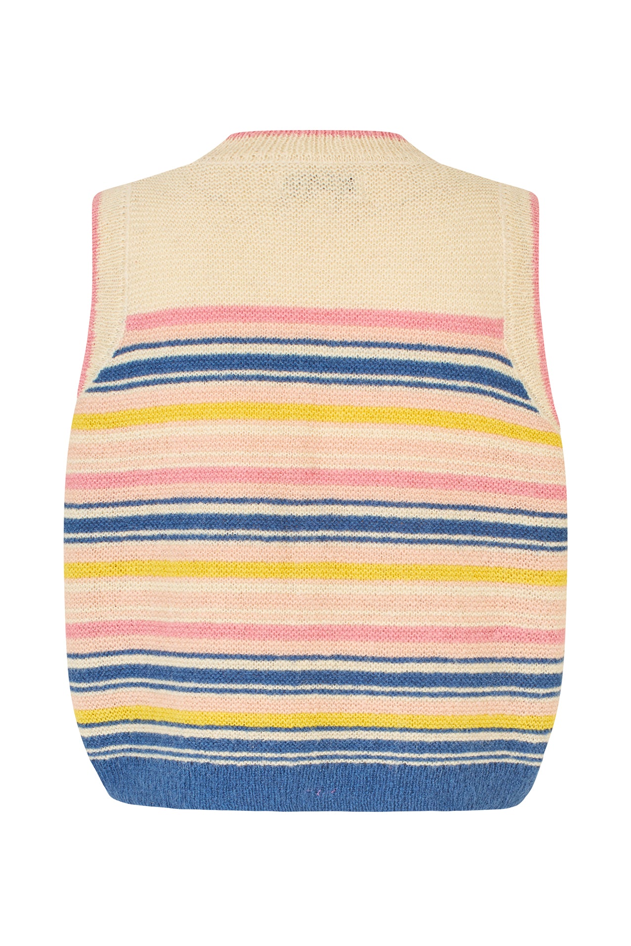 Lollys Laundry ChicagoLL Knit Vest SL Vest 70 Multi