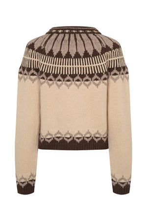 Lollys Laundry ClareLL Knit Cardigan Cardigan 02 Creme