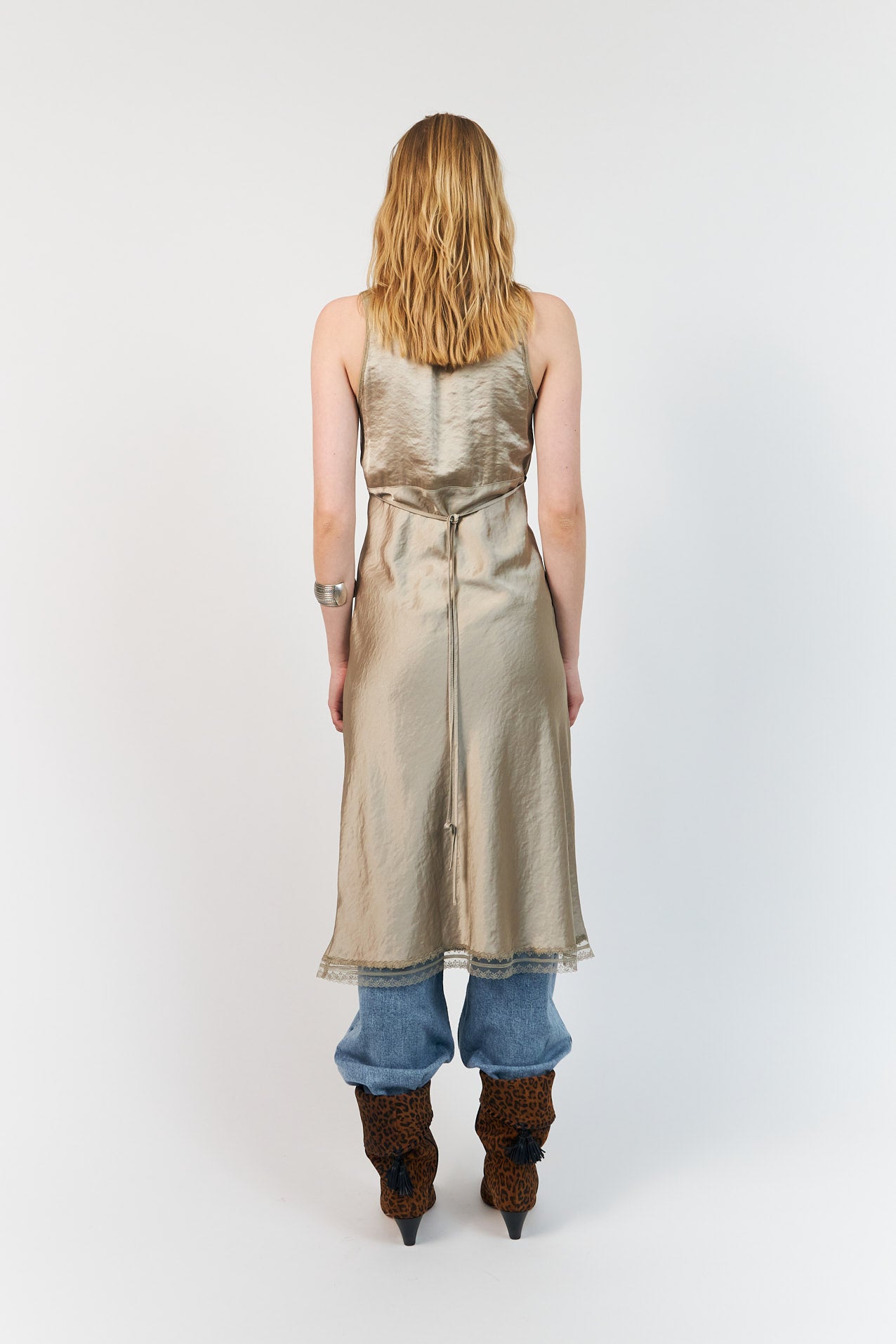 ClariLL Midi Dress - Beige