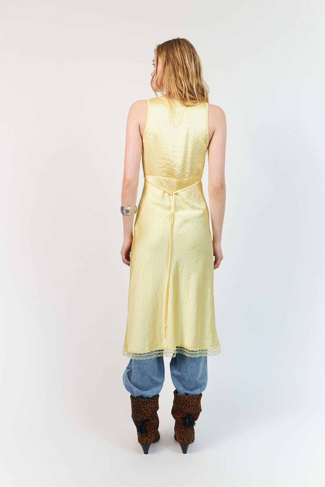 ClariLL Midi Dress - Light Yellow
