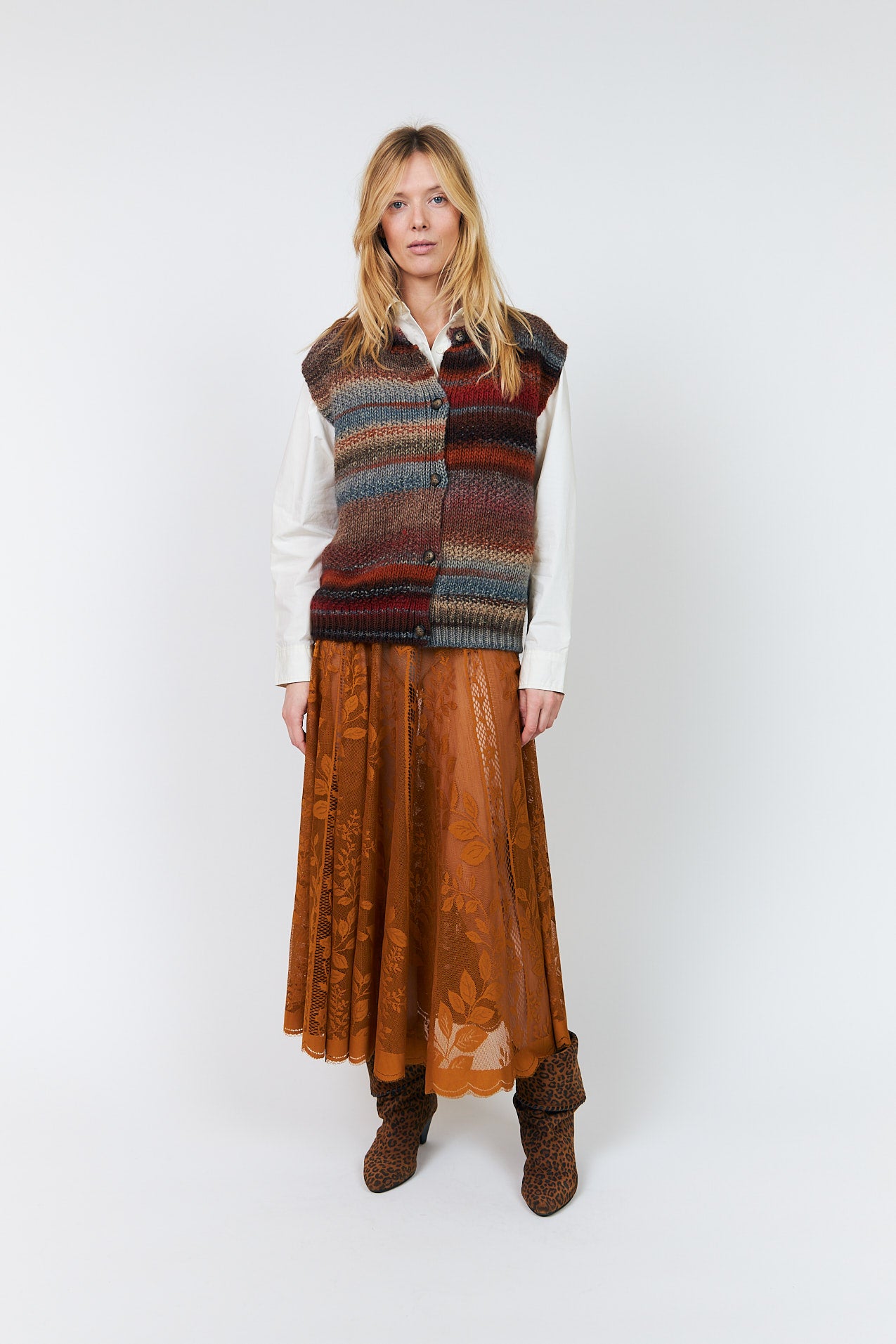 Lollys Laundry CollinsLL Maxi Skirt Skirt 54 Rust