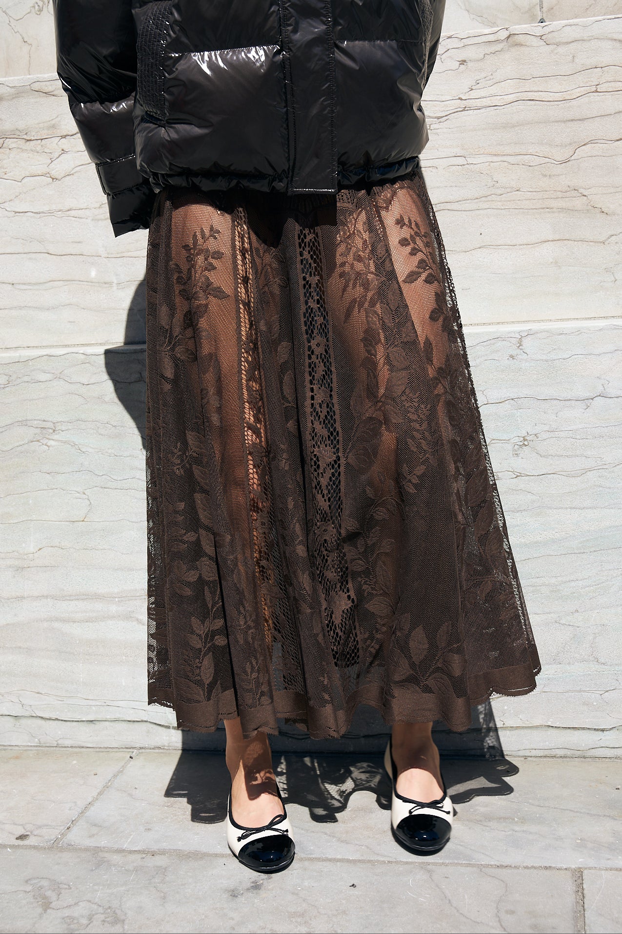 Lollys Laundry CollinsLL Maxi Skirt Skirt  87 Dark Mokka