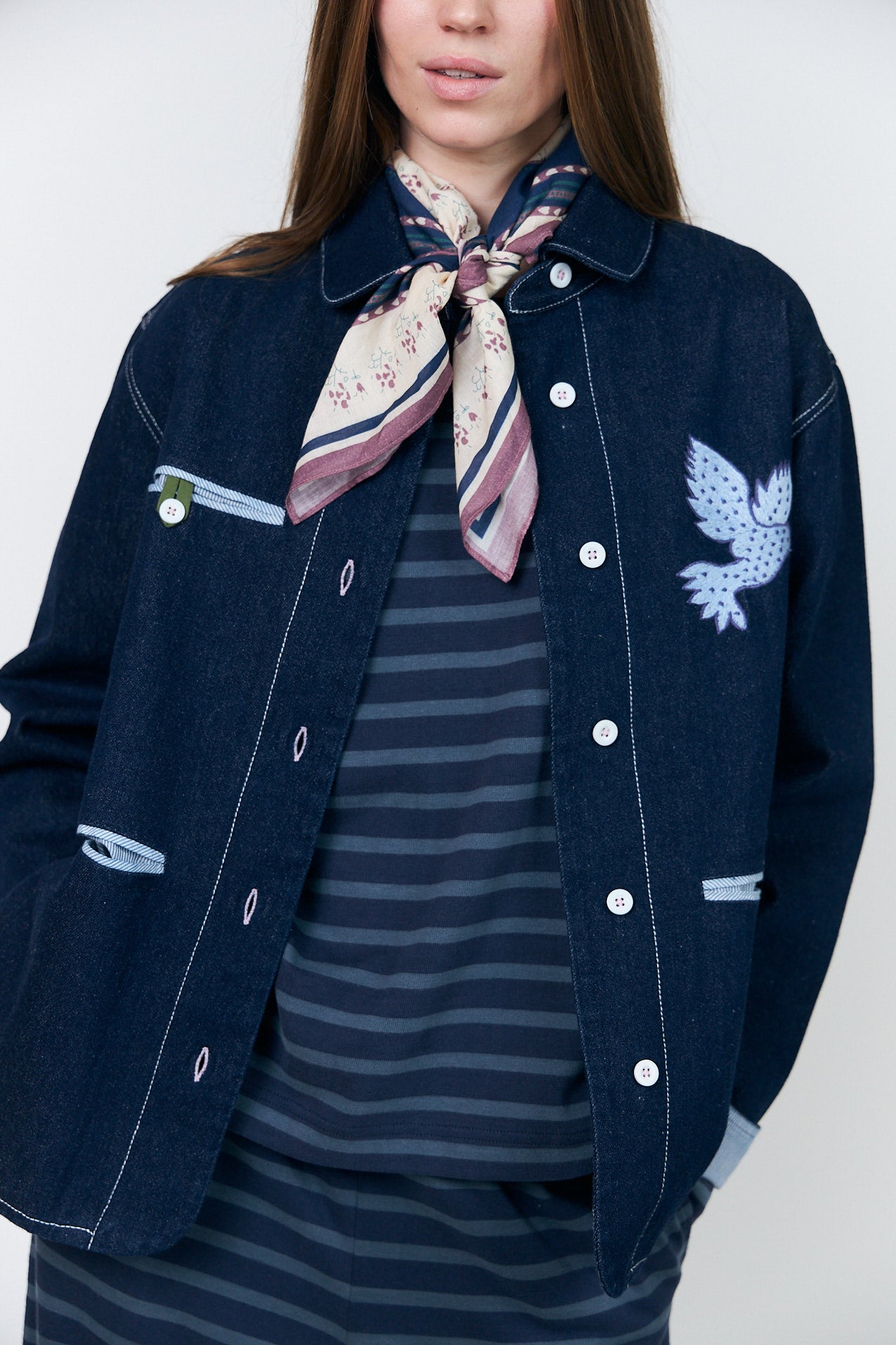 Lollys Laundry EddaLL Jacket Jacket 23 Dark Blue