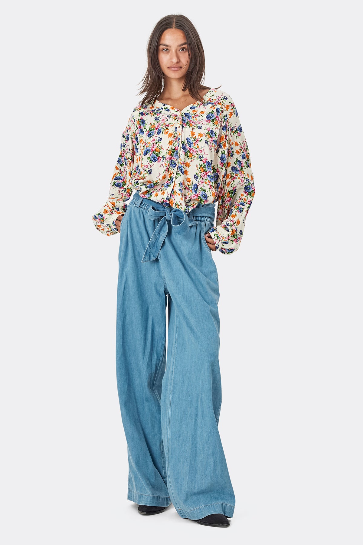 ElifLL Shirt LS - Flower Print