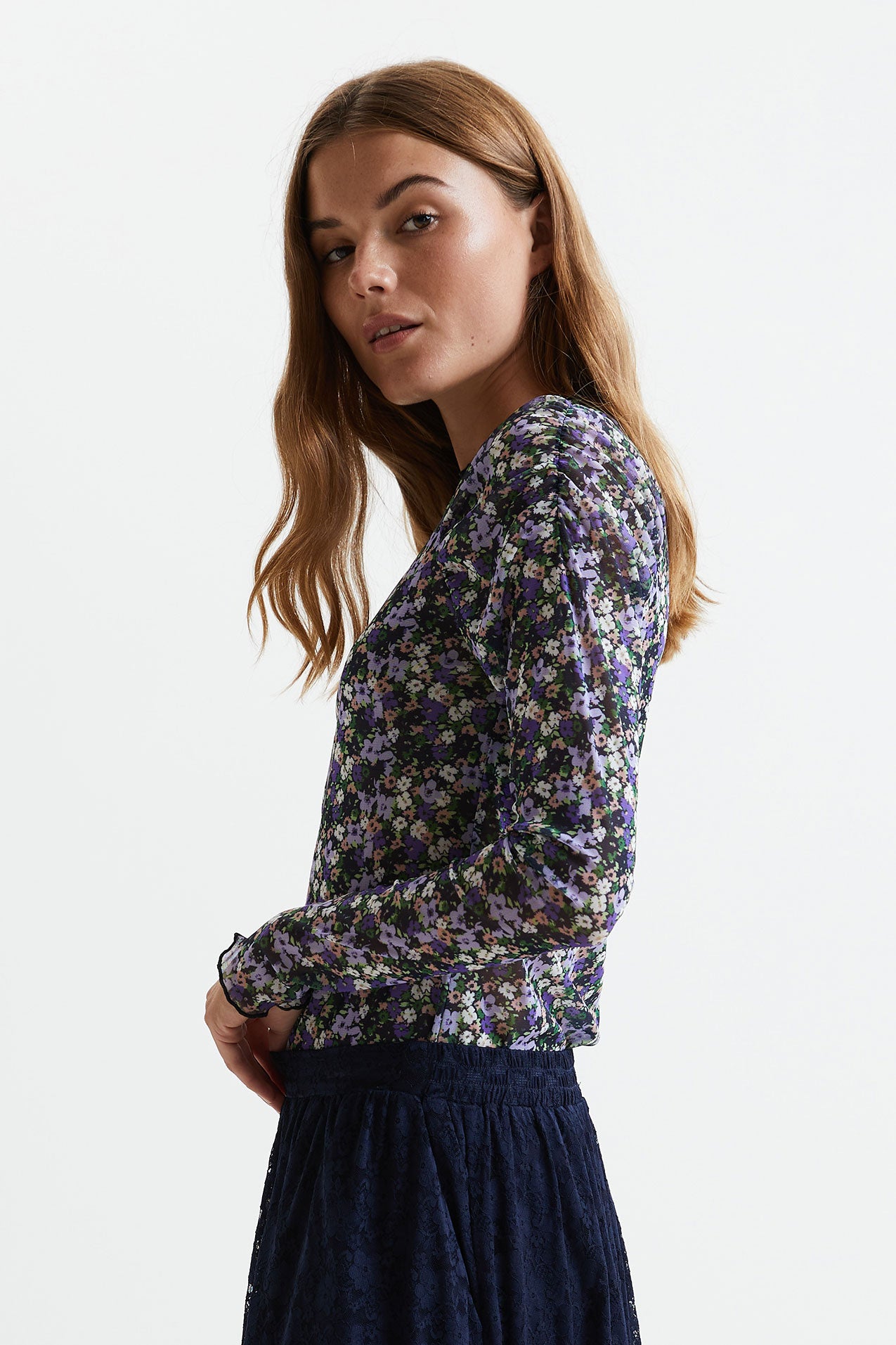 Lollys Laundry Ellen Blouse Shirt 74 Flower Print