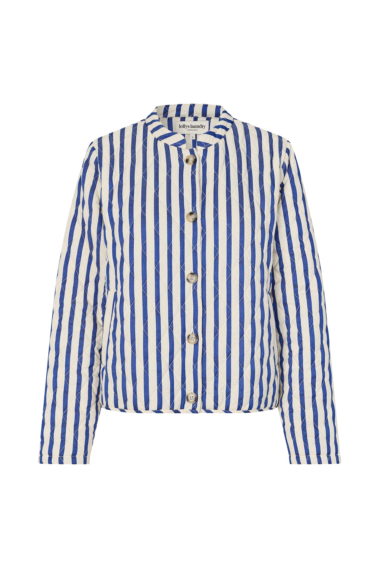EmiliaLL Jacket in Dark Mokka Stripes | Lollys Laundry