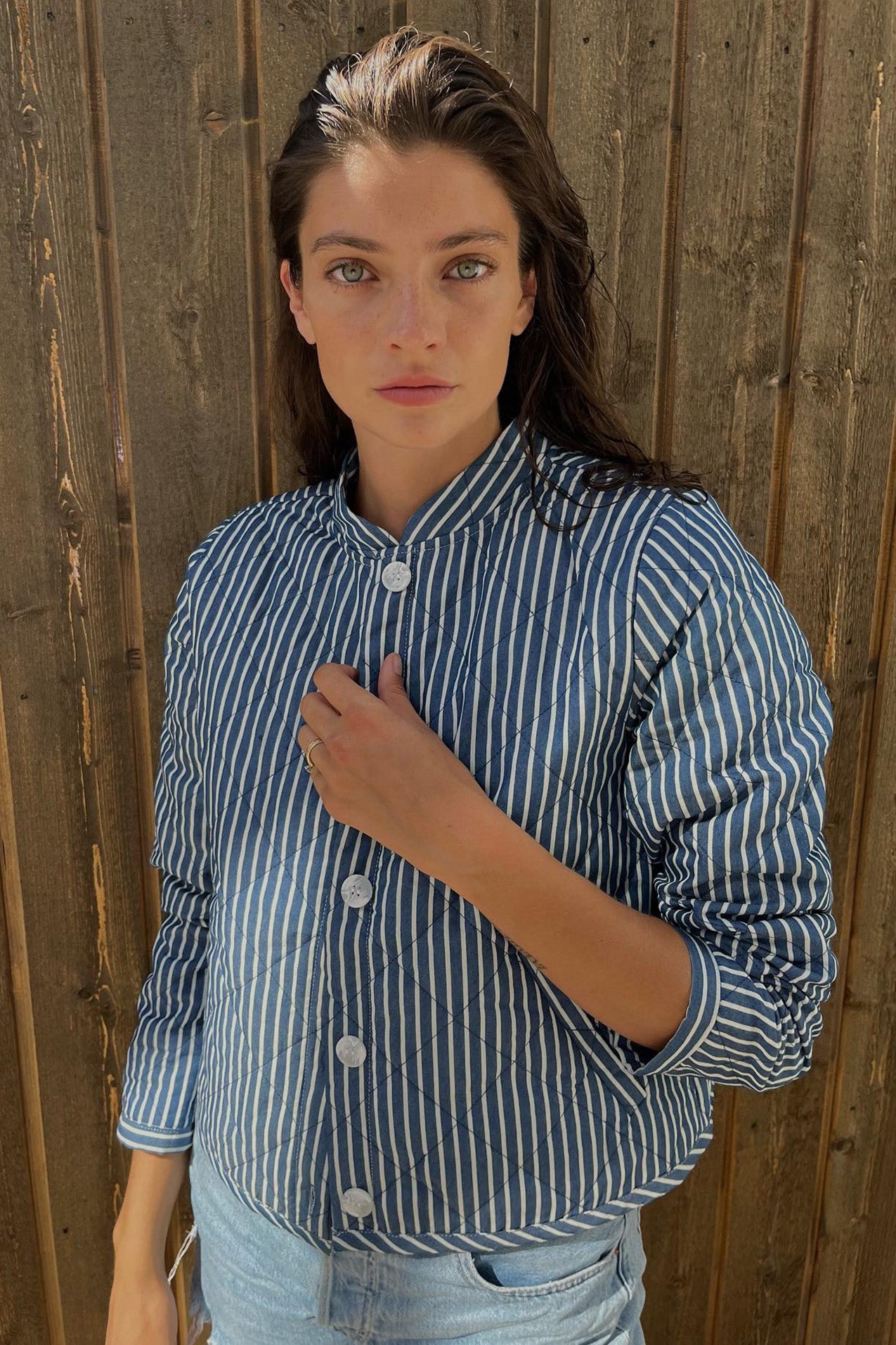 EmiliaLL Jacket LS - Stripe