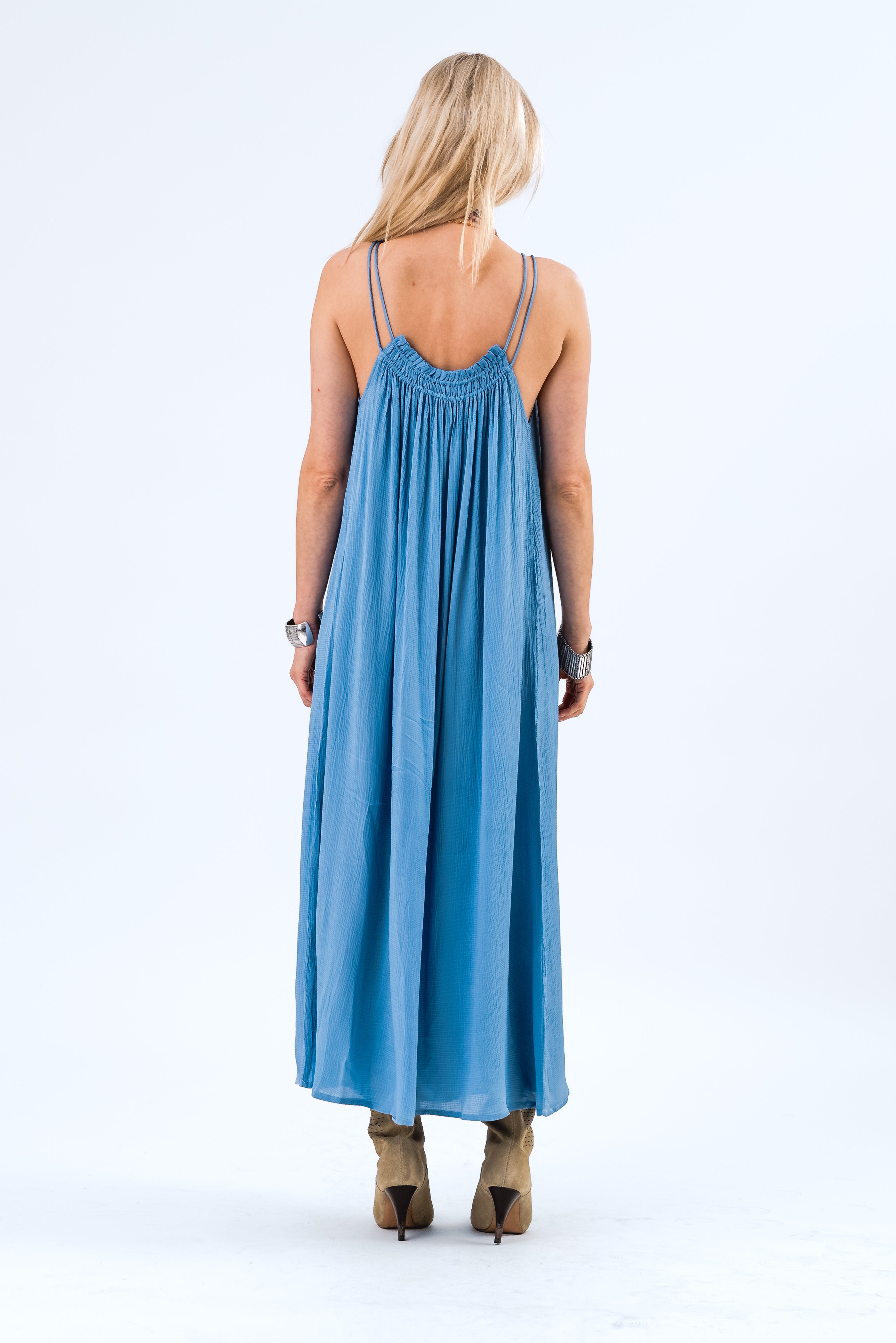 Lollys Laundry EmmelineLL Maxi Dress SL Dress 20 Blue