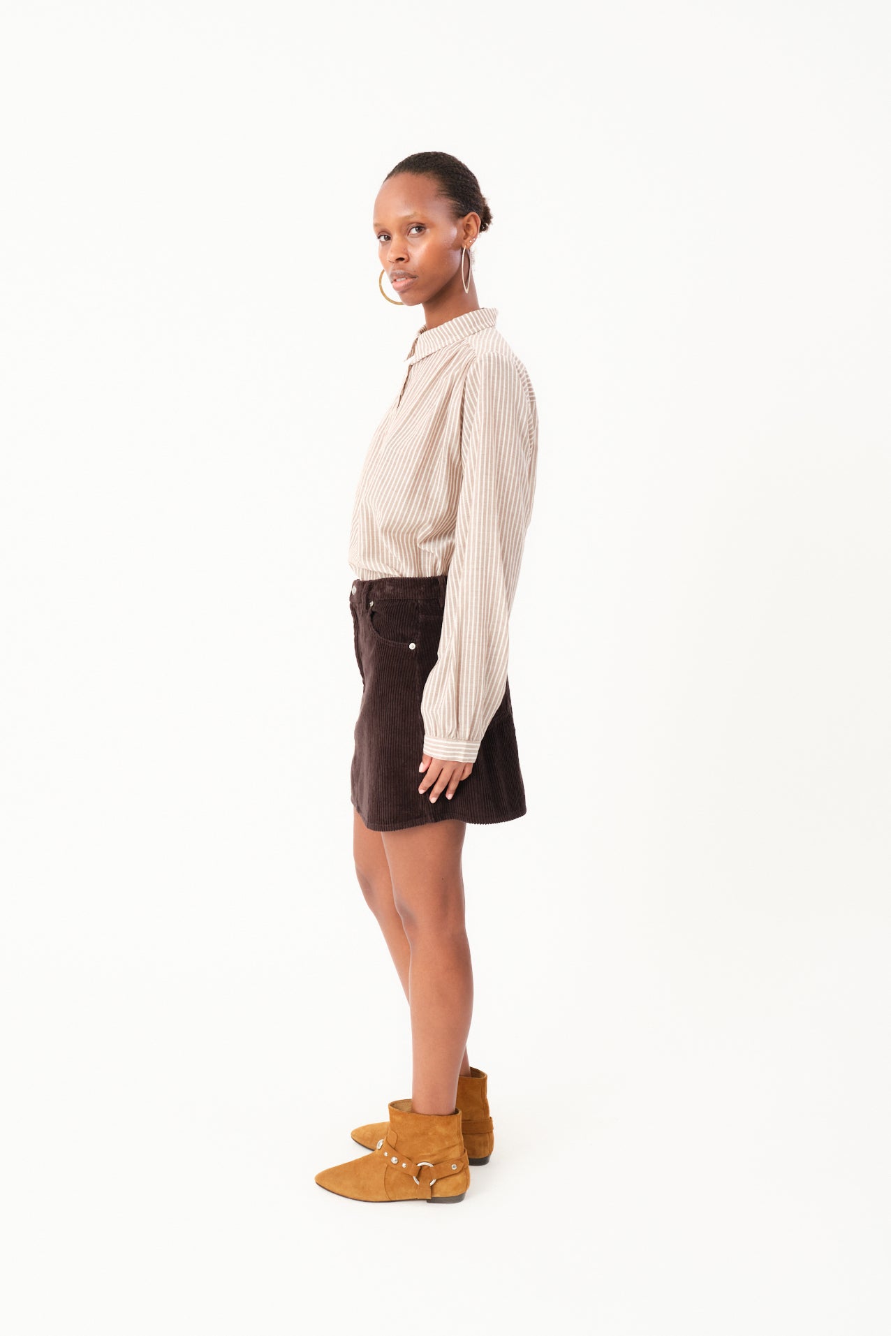 Lollys Laundry EvasLL Short Skirt Skirt 87 Dark Mokka