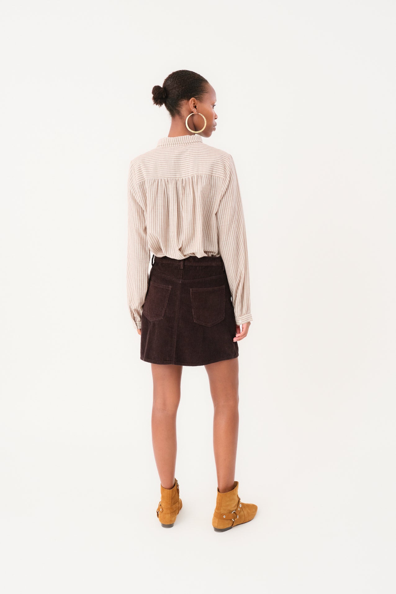 Lollys Laundry EvasLL Short Skirt Skirt 87 Dark Mokka