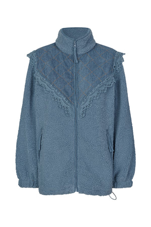 Lollys Laundry FalLL Teddy Jacket Outerwear 29 Dusty Blue