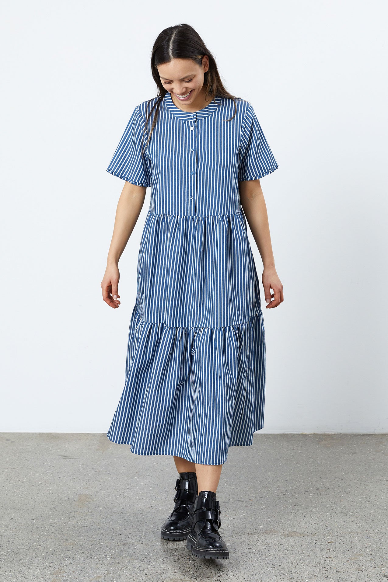 Lollys Laundry Fie Dress Dress 80 Stripe