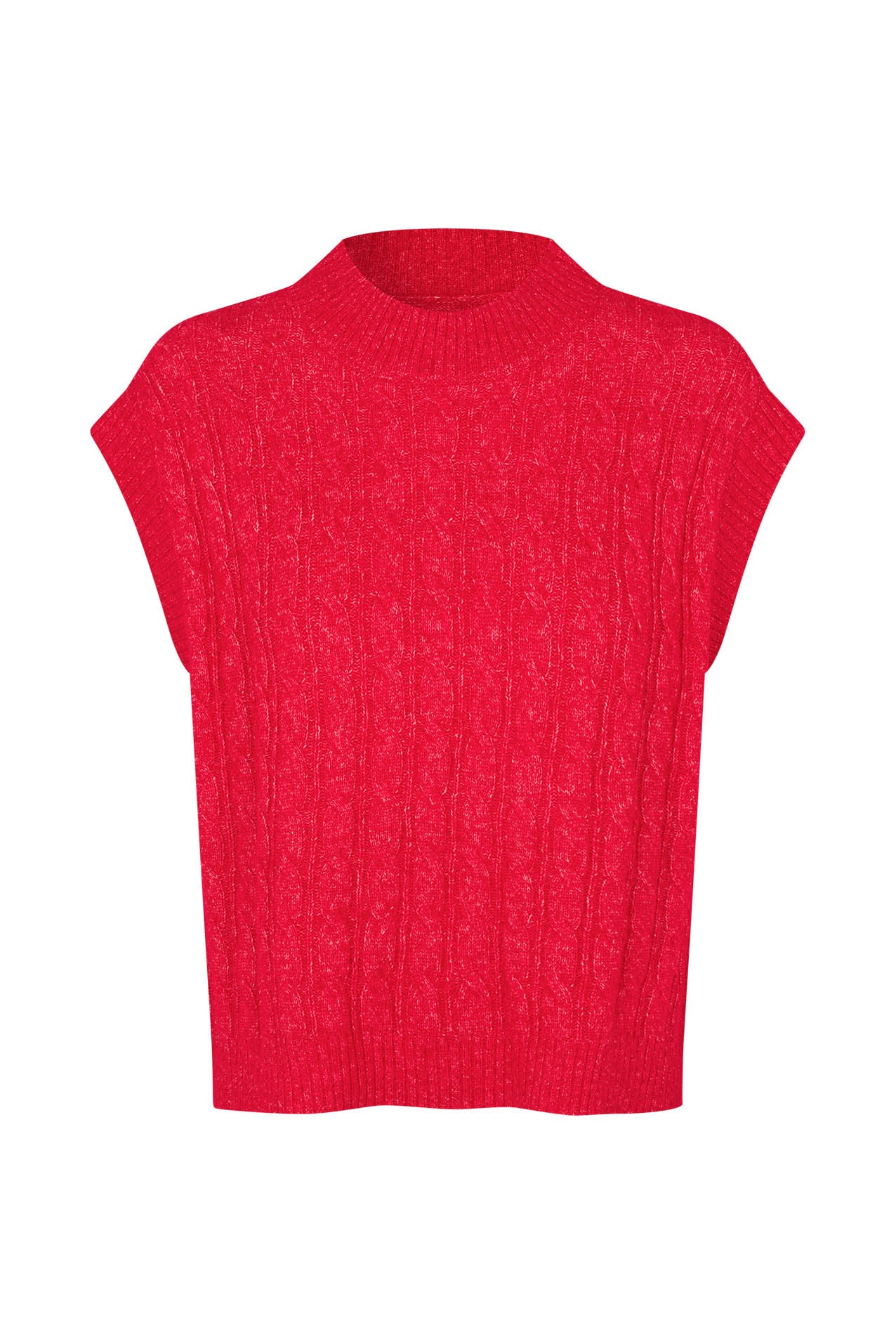 Lollys Laundry FinnLL Knit Vest Vest 30 Red