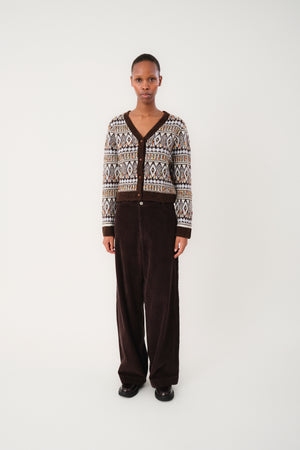Lollys Laundry FloridaLL Pants Pants 87 Dark Mokka
