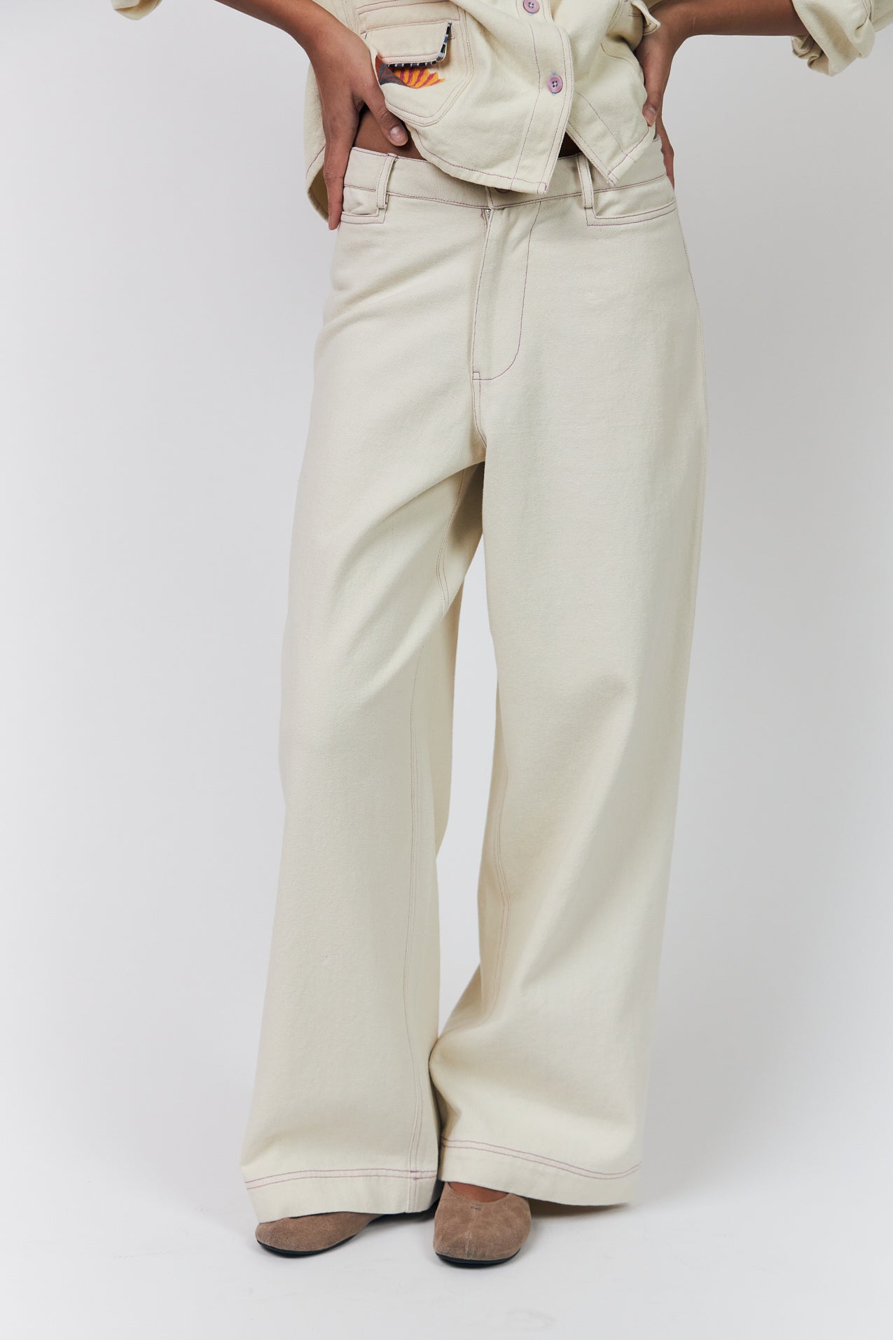 FloridaLL Pants - Creme