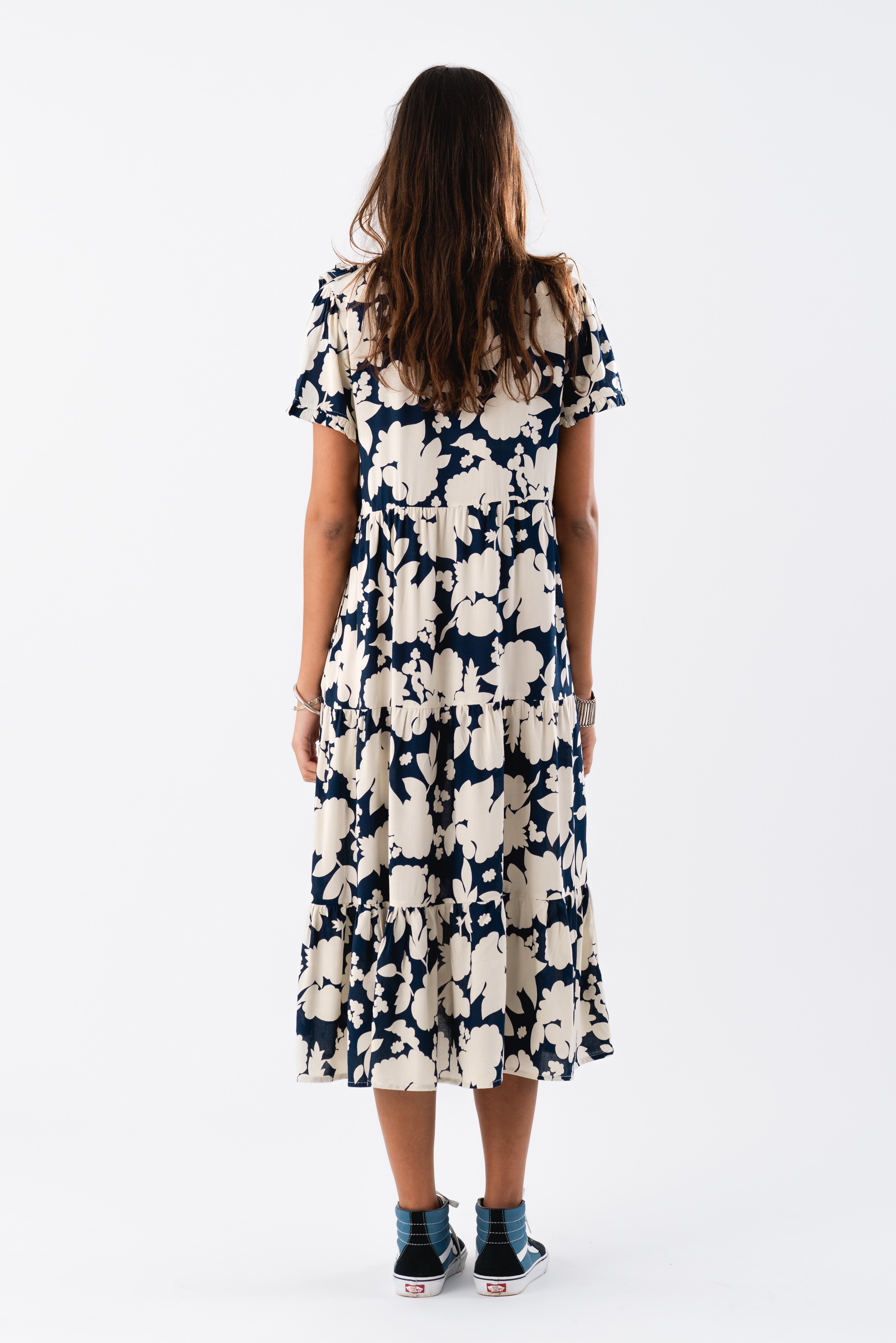 Lollys Laundry FreddyLL Midi Dress SS Dress 74 Flower Print