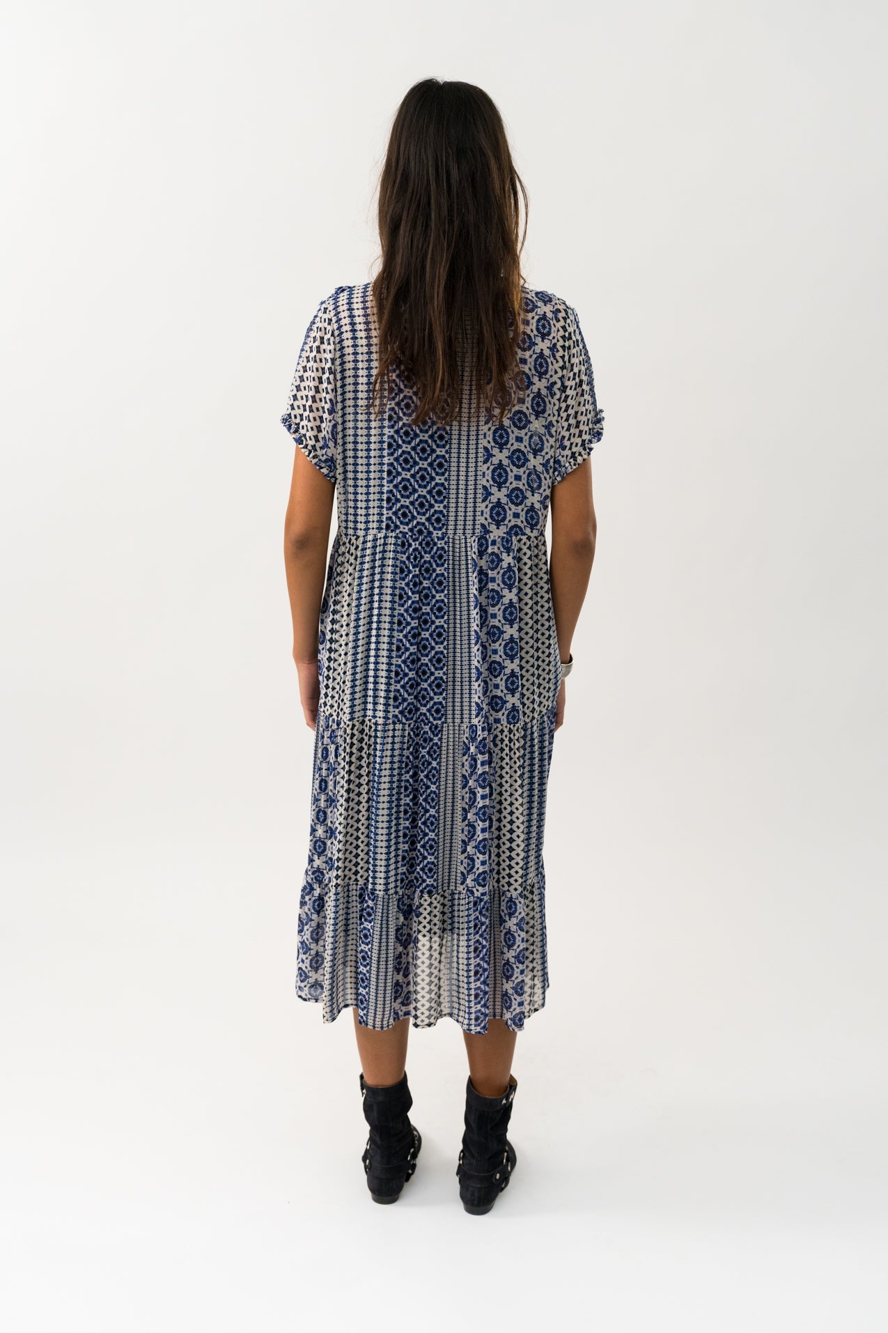 Lollys Laundry FreddyLL Midi Dress SS Dress 20 Blue