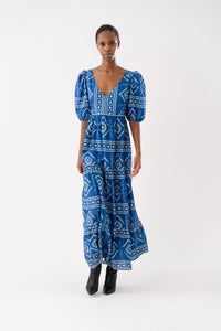 GamboLL Maxi Dress SS - Blue