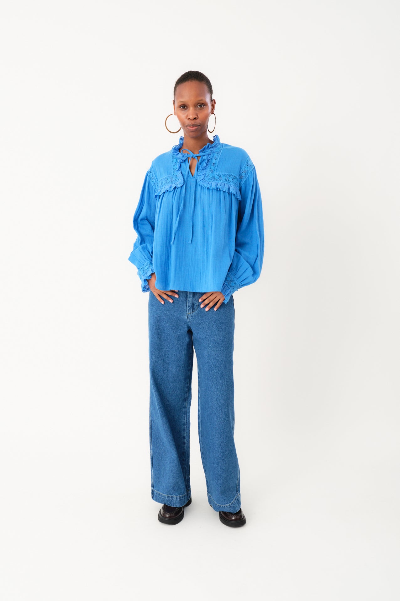 Lollys Laundry GemmaLL Shirt Shirt 97 Neon Blue