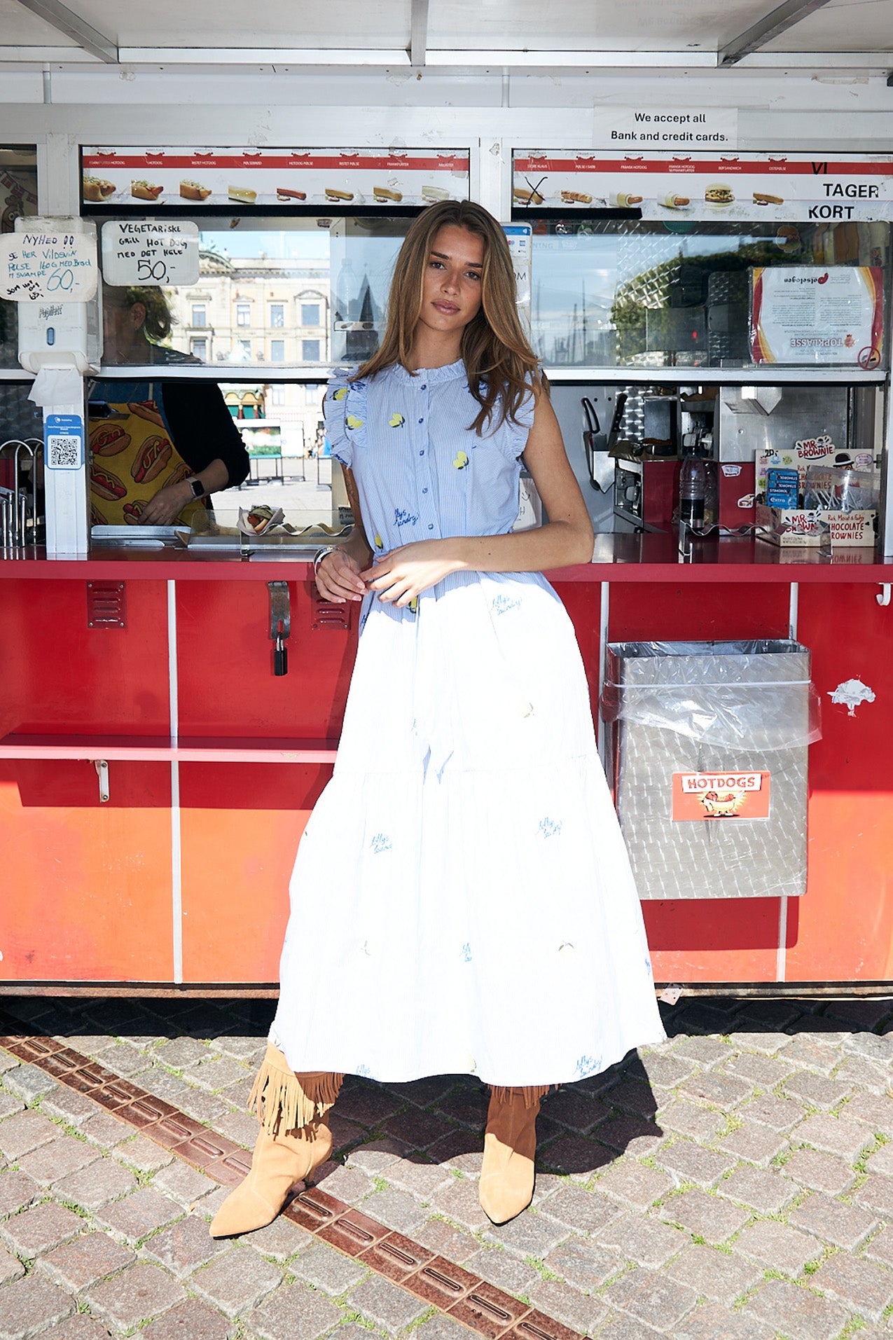 HarrietLL Maxi Dress - Light Blue